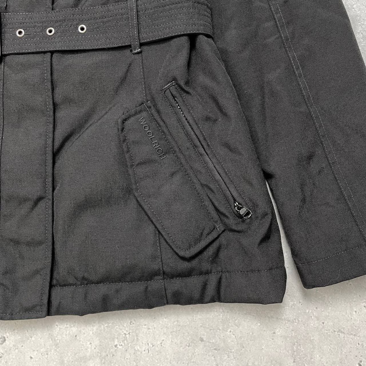 Woolrich Woolen Mills Woolrich Thermolite Collar Belted Jacket Women’s Black Sz M Size M / US 6-8 / IT 42-44 - 9 Thumbnail