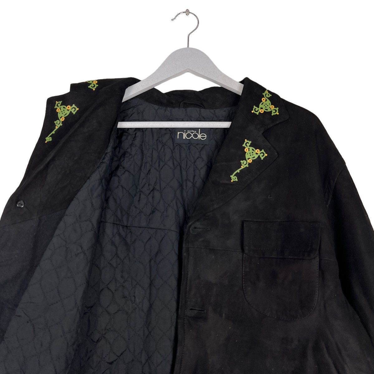 Japanese Brand 🔥 NICOLE BOUTIQUE SHEEPSKIN LEATHER JACKET MADE IN JAPAN Size US L / EU 52-54 / 3 - 10 Thumbnail