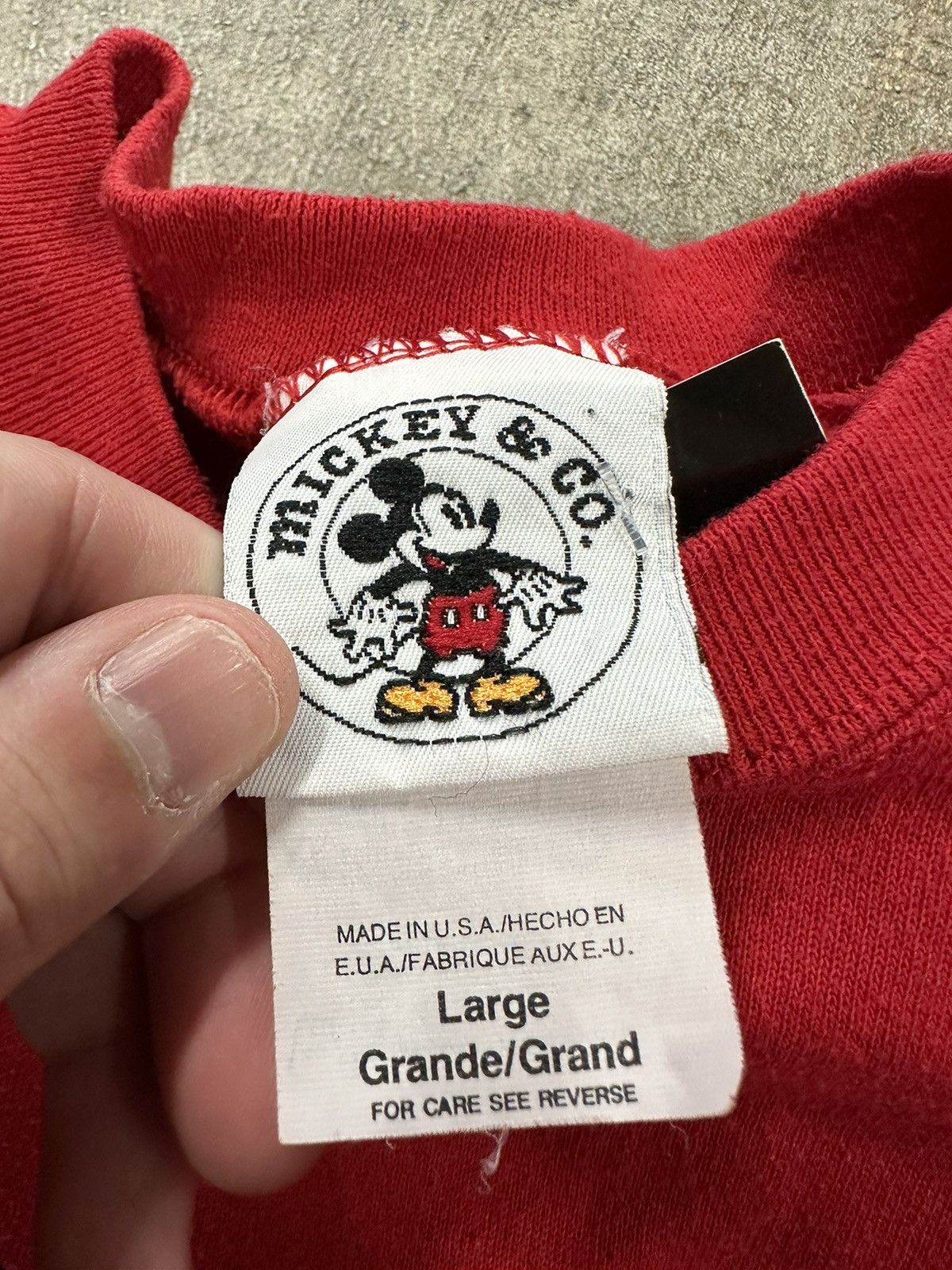 Disney Vintage 90s Disney Mickey Mouse Cartoon Sweatshirt Size US M / EU 48-50 / 2 - 10 Thumbnail