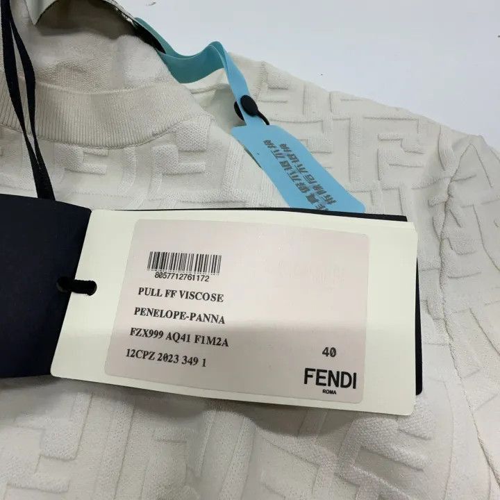 Fendi Fendi Logo Print Short Sleeve T-Shirt -2508 Size M / US 6-8 / IT 42-44 - 2 Thumbnail