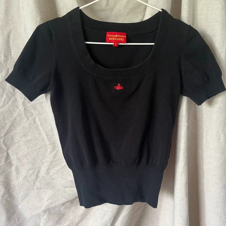 Vivienne Westwood Vivienne Westwood size3 Saturn logo knit stretch short slee Size M / US 6-8 / IT 42-44 - 3 Thumbnail