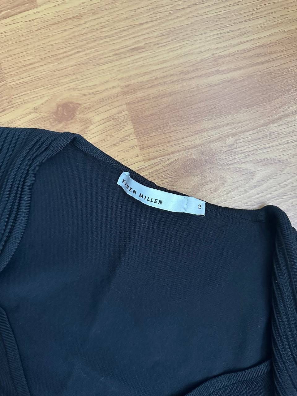 Designer Karen Millen Black dress Size 2 Size XS / US 0-2 / IT 36-38 - 4 Thumbnail