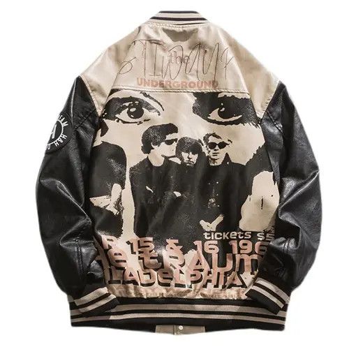 Other Motorcycle Baseball Leather Jacket Size US L / EU 52-54 / 3 - 1 Thumbnail