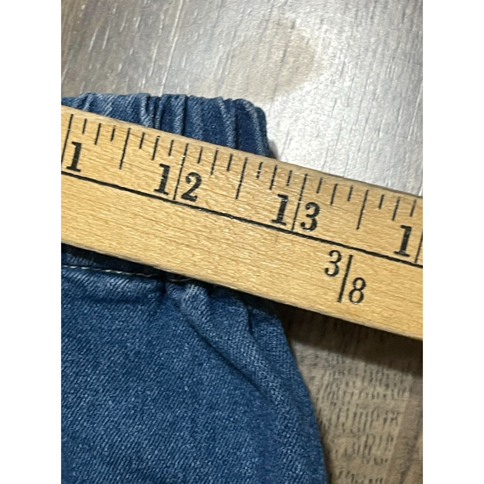 Vintage Fuinloth Shorts Woman S Blue Denim Stretchable Waist Pockets Bermuda Casual Modern 90s? Wait no. Size 28" / US 6 / IT 42 - 4 Thumbnail
