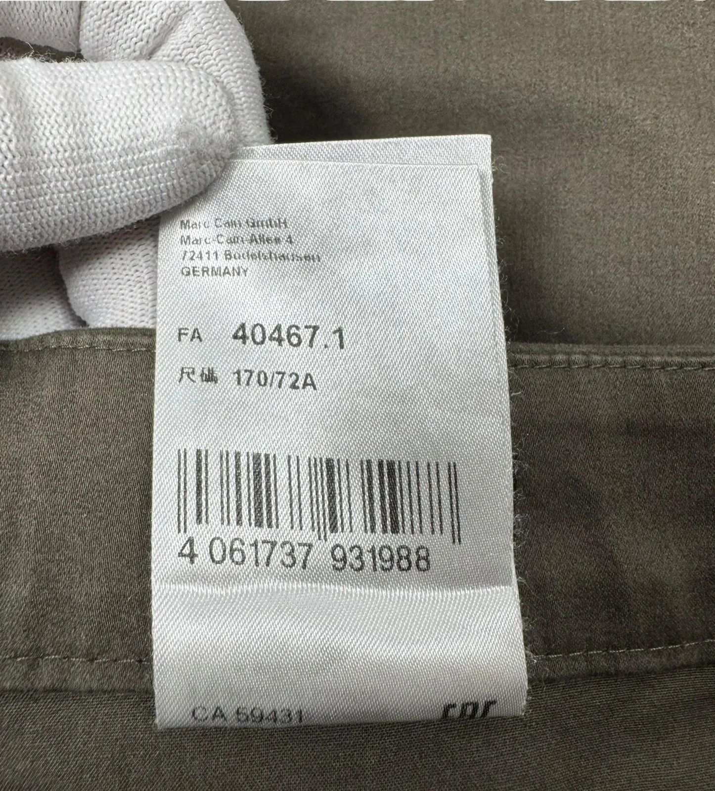 Other Marc Cain Khaki Cotton Pants Ankle Zip size 4 Size 36" / US 14 / IT 50 - 19 Thumbnail