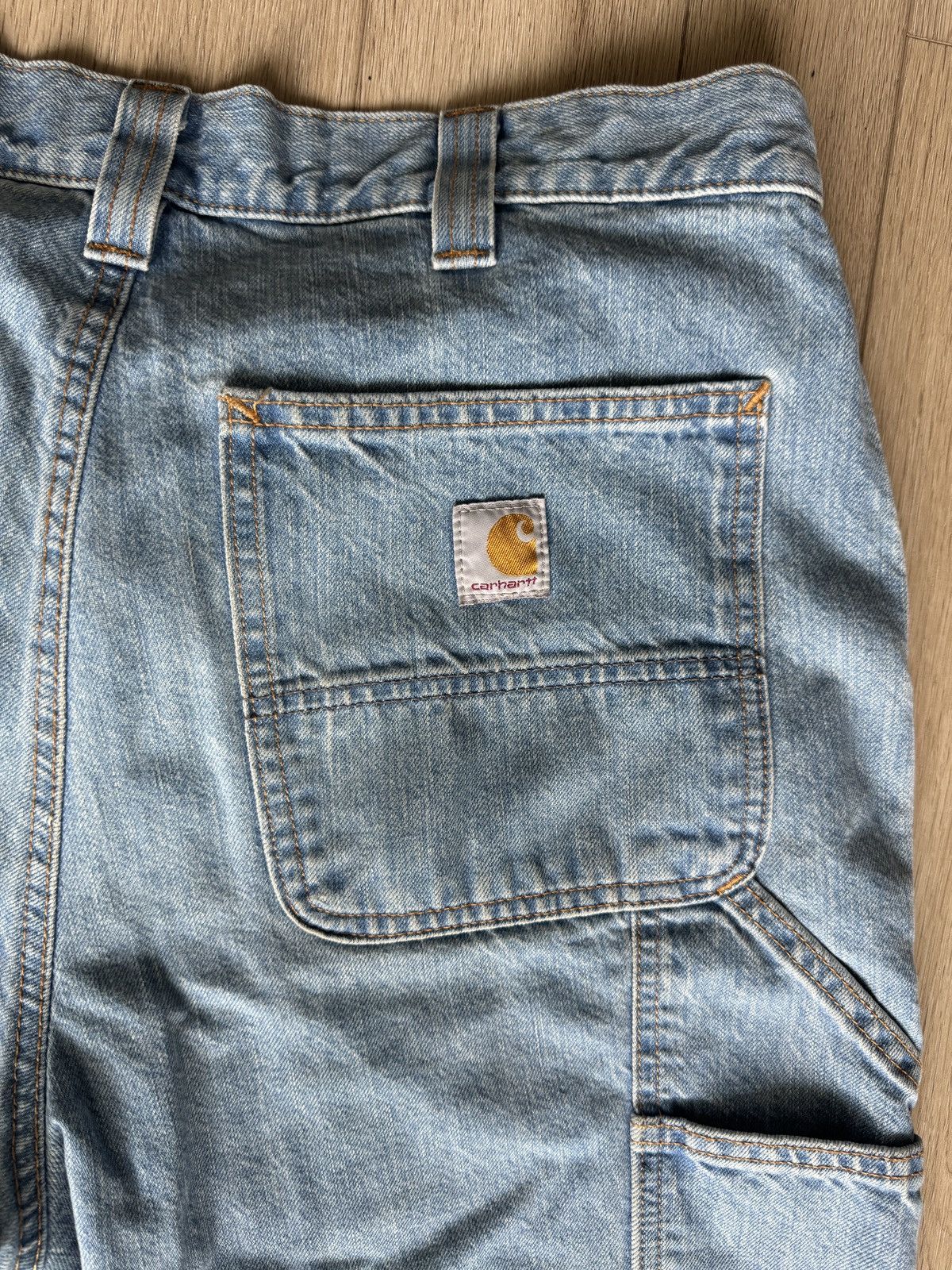 Carhartt Loose Fit Light Wash Carhartt Carpenters Size US 32 / EU 48 - 3 Thumbnail