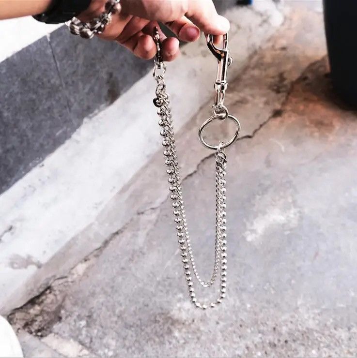 Jewelry Double layer Ball Pants Chain Size ONE SIZE - 2 Thumbnail