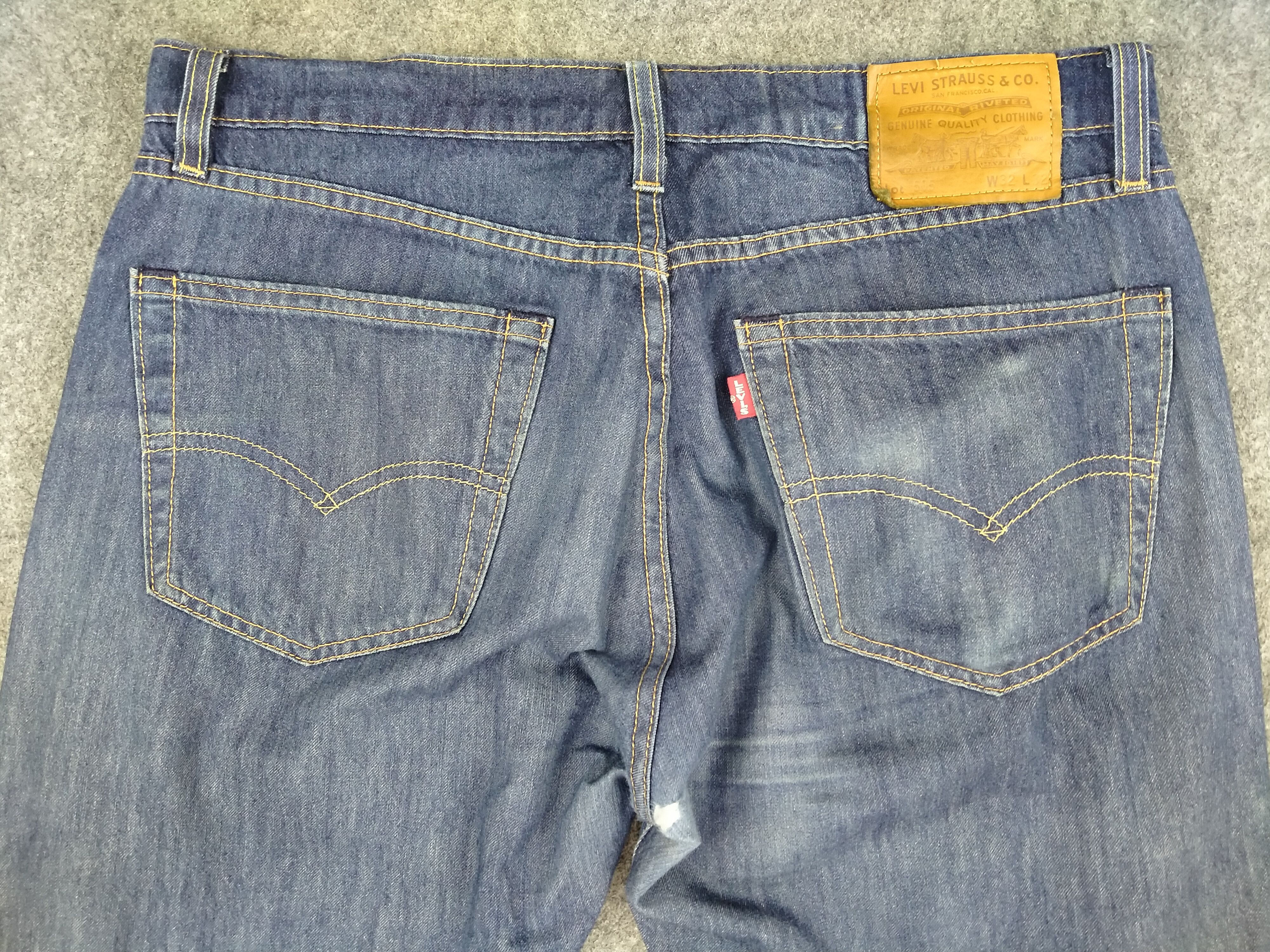 Levi's Blue Vintage Levi's 505 Denim 33x26 -JN196 Size US 33 - 4 Thumbnail