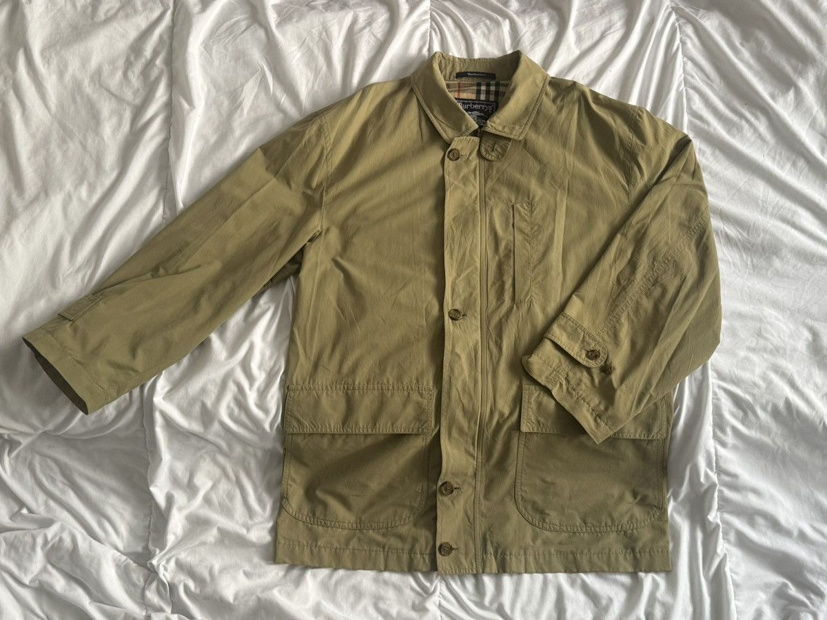 Burberry 🧥 Demi Trench / manteau Burberrys vintage beige Size 38R - 4 Thumbnail
