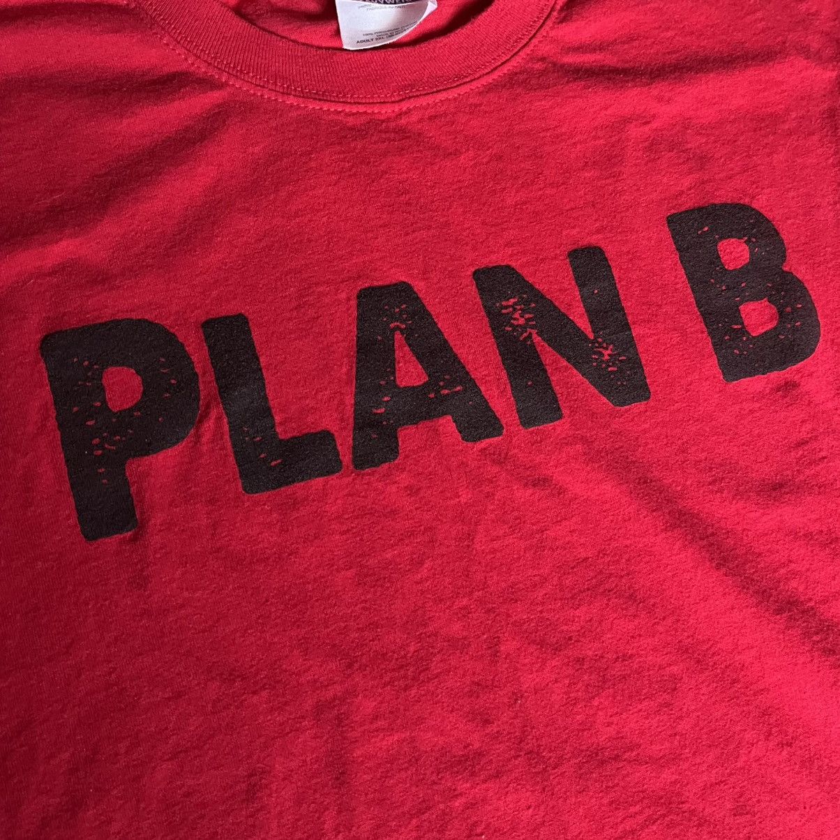 Vintage Vintage 2000s Plan B Abortion Medicine Parody Humor Logo Tee Size US XXL / EU 58 / 5 - 4 Thumbnail