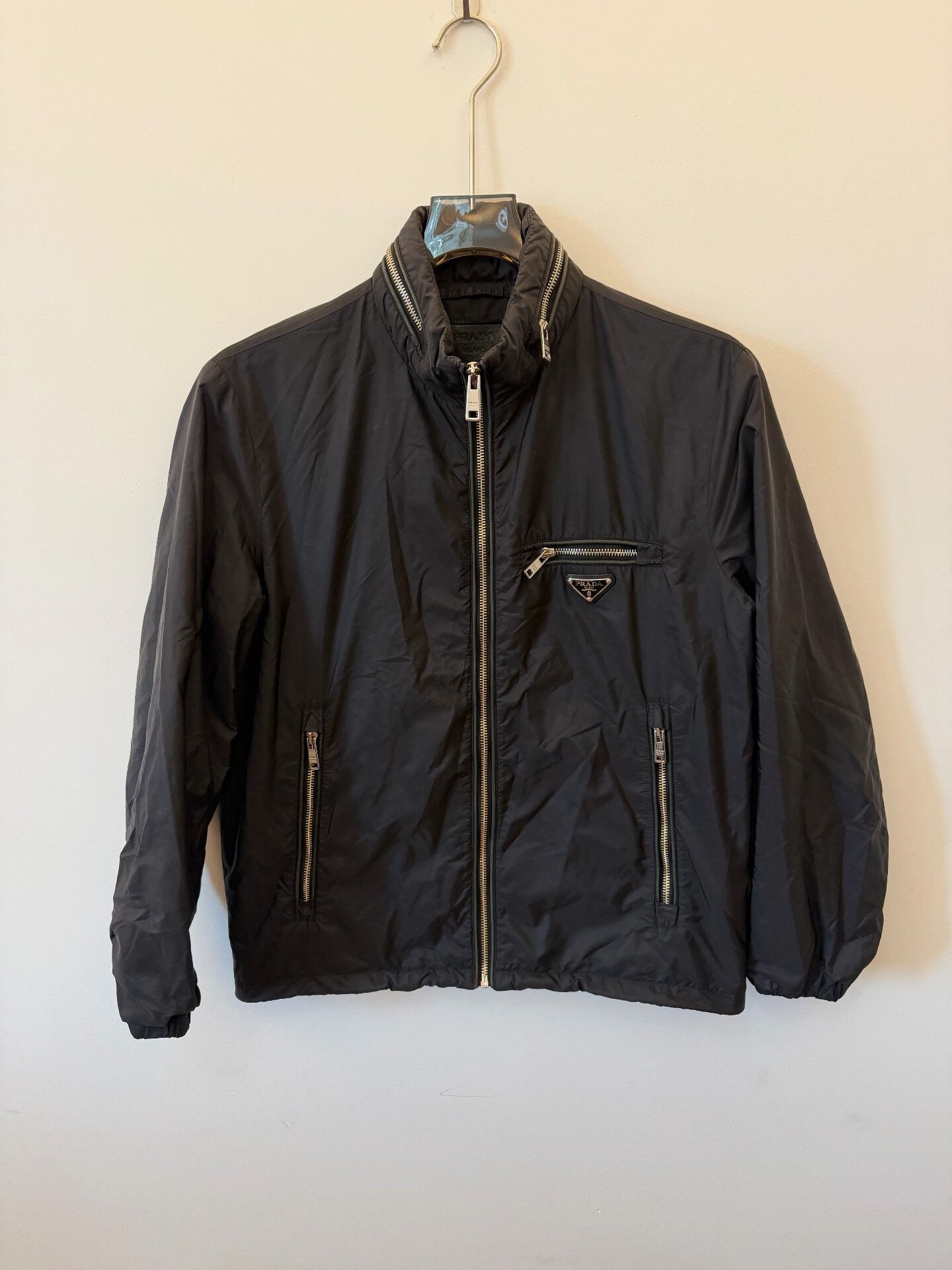 Prada Prada Nylon Light Jacket 46 Men Size US L / EU 52-54 / 3 - 1 Thumbnail