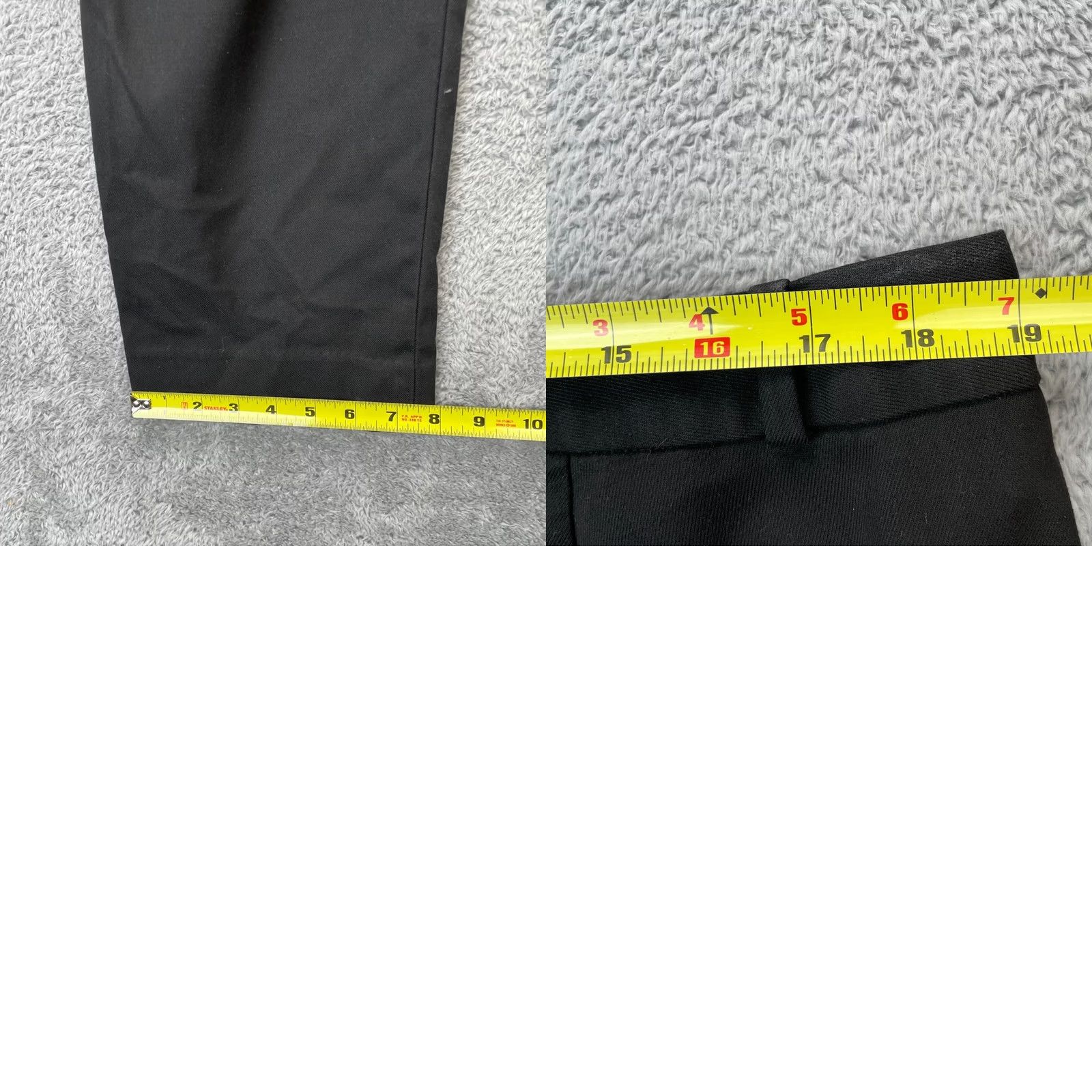 Banana Republic Banana Republic Pants Womens 16 Black Ryan Stretch Straight Relaxed Formal Size 38" / US 16 / IT 52 - 8 Thumbnail