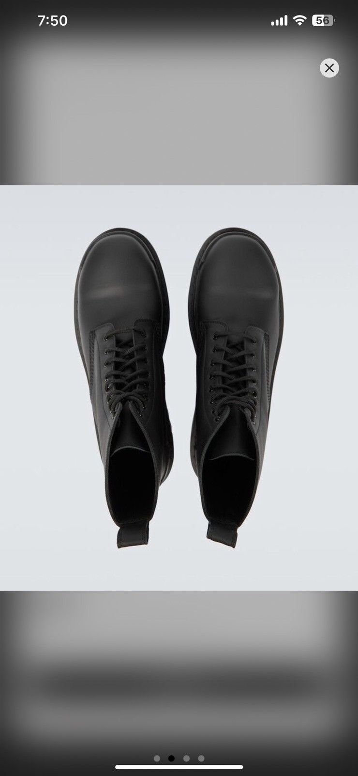 Balenciaga Balenciaga Strike Combat Boots size 11 Size US 11 / EU 44 - 3 Thumbnail