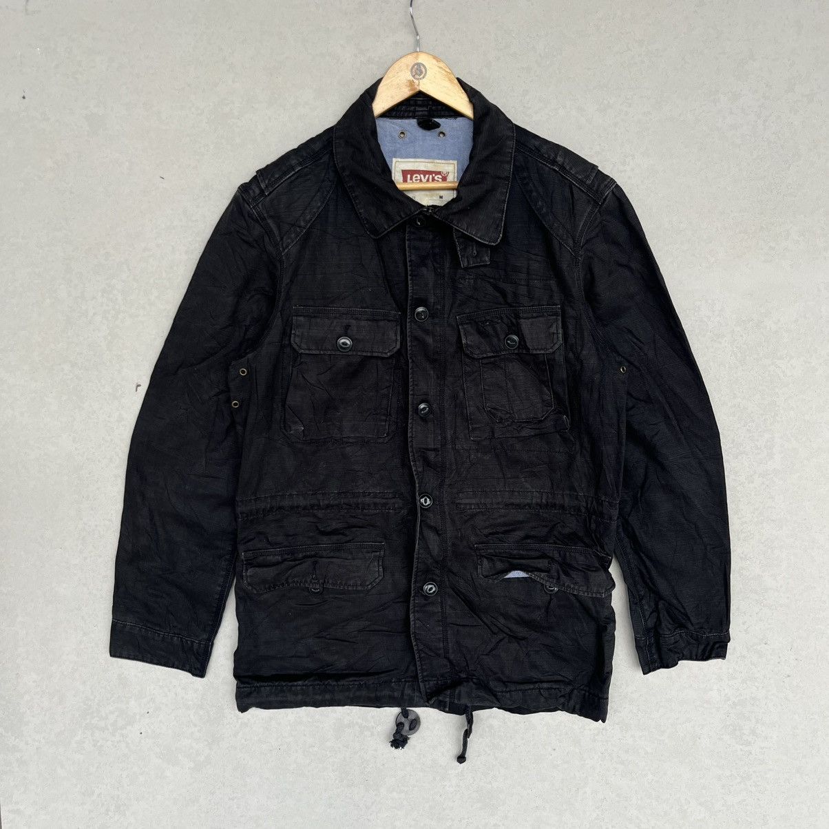 Other Vintage Levi's black Denim Jacket Size M Size US M / EU 48-50 / 2 - 1 Thumbnail