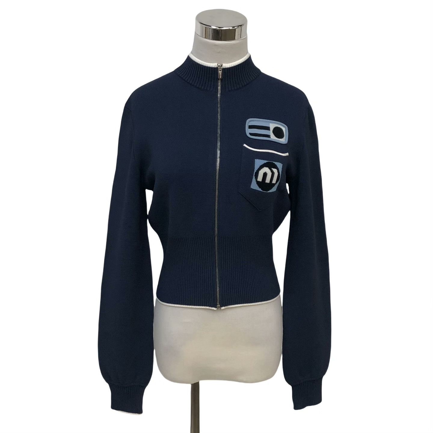 Miu Miu Miu Miu Retro Embroidered Jacket S Women Size S / US 4 / IT 40 - 1 Thumbnail