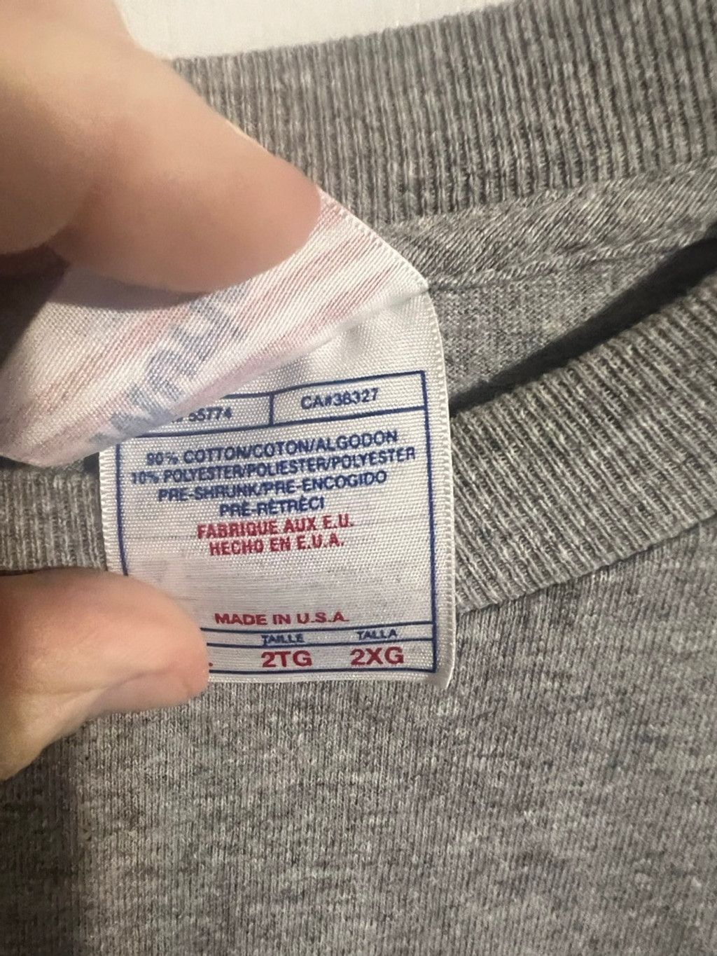 Marina Rinaldi Men's Murina Gray "Got Freedom? Thank A Vet" Tee XXL Size US XXL / EU 58 / 5 - 4 Thumbnail