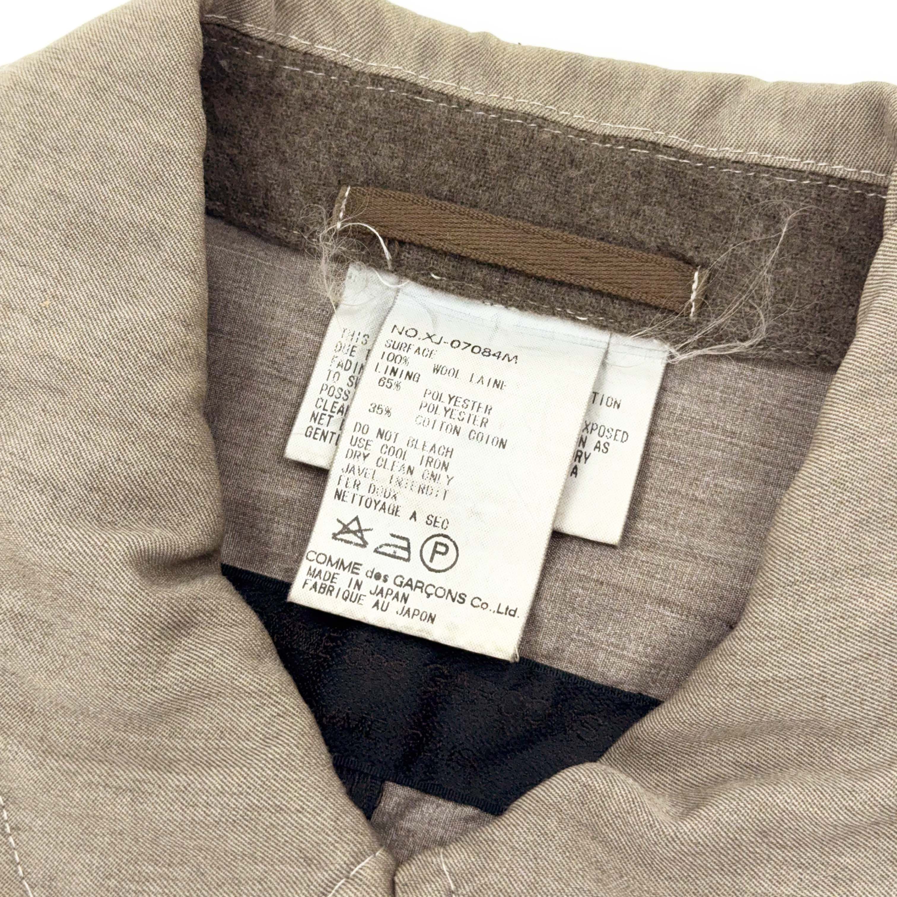 Comme des Garcons Homme Plus SS99 Reversible Belted Wool Jacket Size US M / EU 48-50 / 2 - 5 Thumbnail