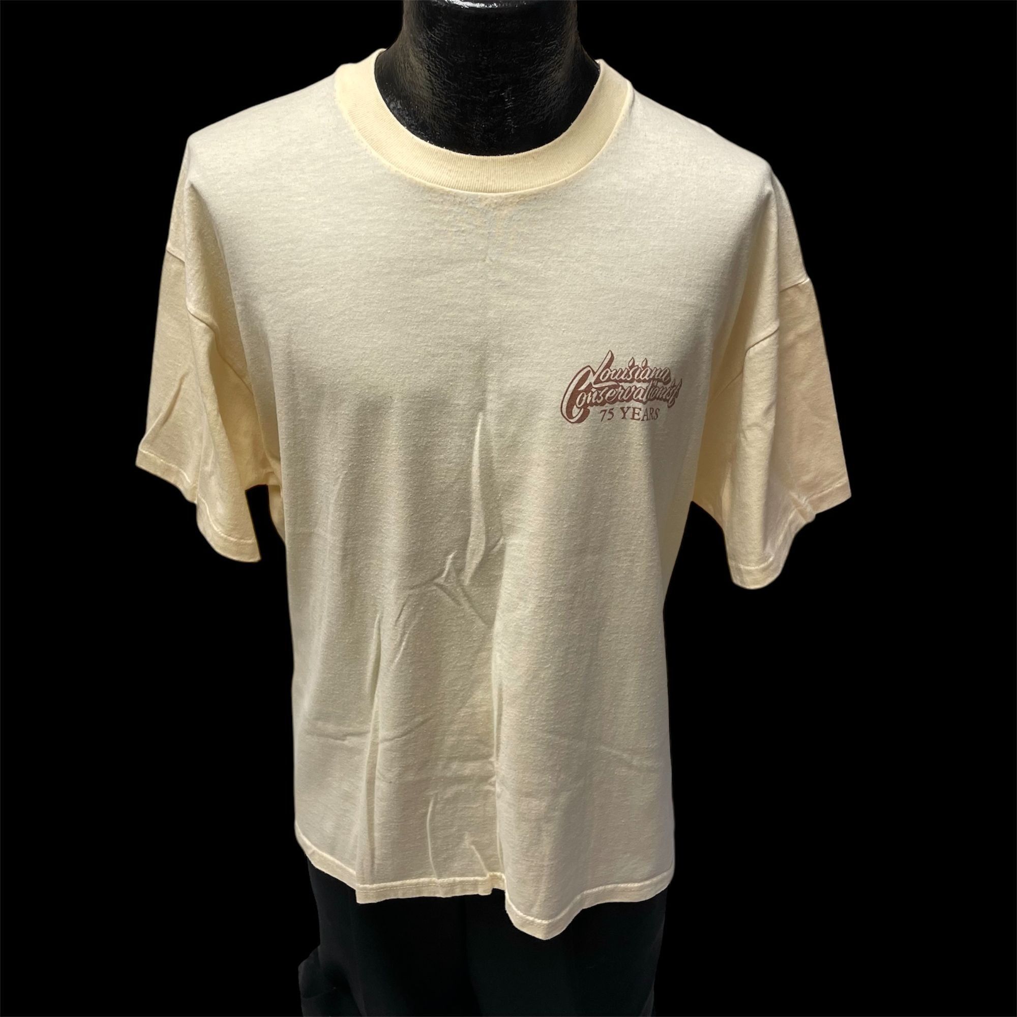 Hanes Vtg Hanes LOUISIANA CONSERVATIONIST Window To The Outdoors Size US XL / EU 56 / 4 - 2 Thumbnail
