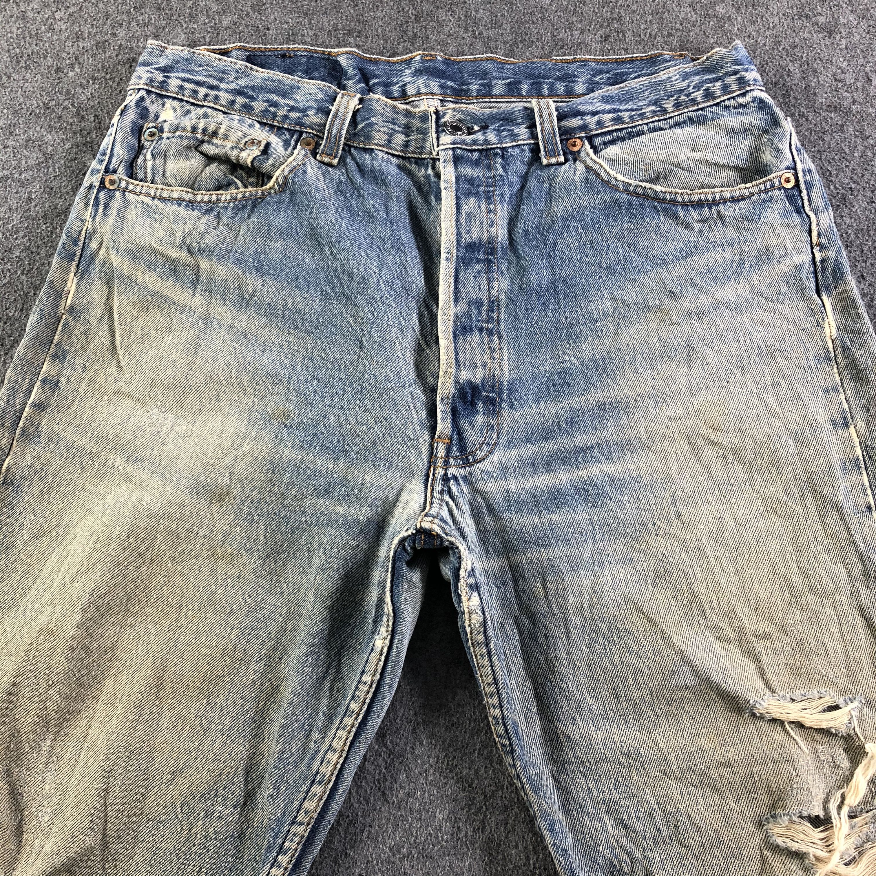 Levi's Vintage 90s Levis 501 Jeans-J3641 Size US 33 - 3 Thumbnail
