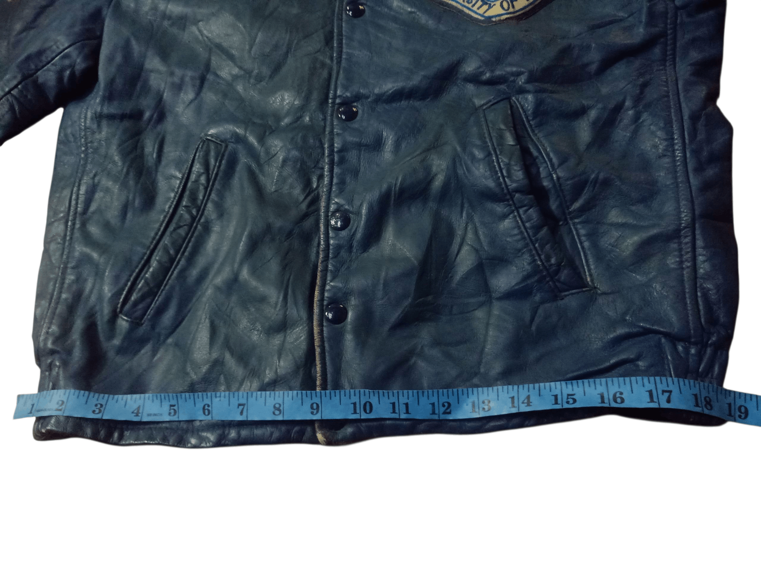 Genuine Leather 💥Vintage 60S Universiti Of Toronto Leathers EmbroideryMen💥 Size US M / EU 48-50 / 2 - 13 Thumbnail