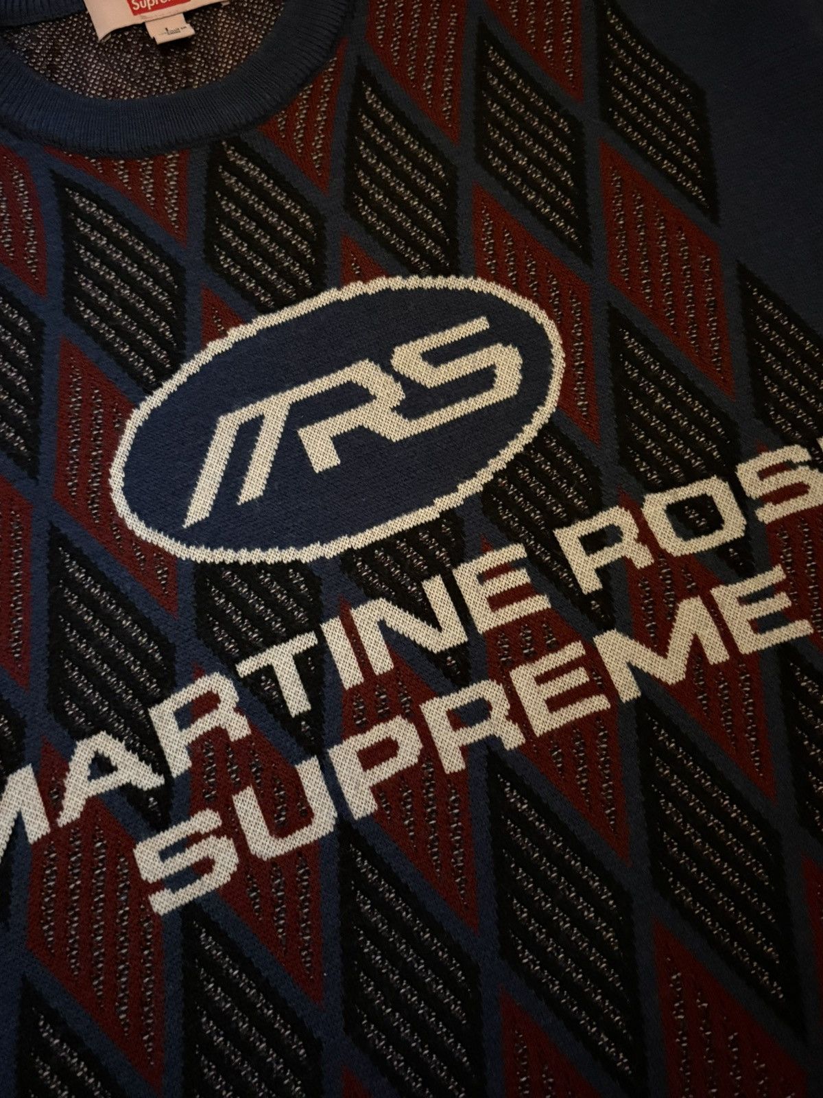 Martine Rose × Supreme Supreme Martine Rose Sweater Blue Size US L / EU 52-54 / 3 - 4 Thumbnail