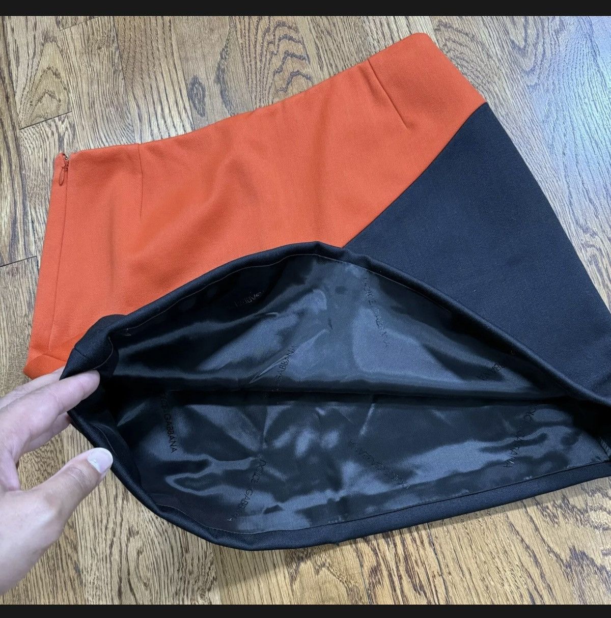 Dolce & Gabbana Dolce & Gabbana Skirt Orange Black Women’s Size 38 Size 38" / US 16 / IT 52 - 5 Thumbnail
