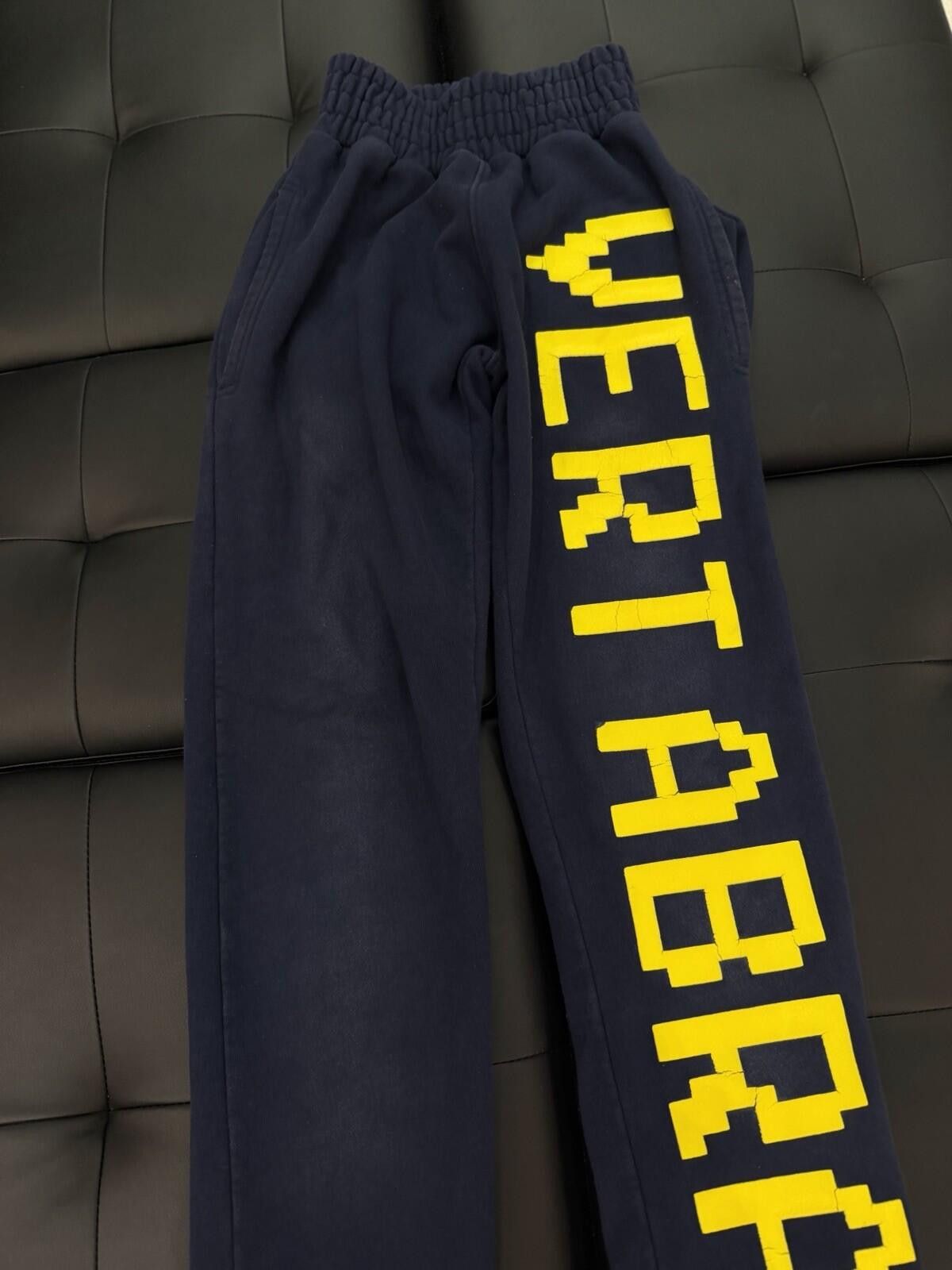 Vertabrae Vertabrae Navy Blue Yellow Sweatpants Adult Size Small Size US 30 / EU 46 - 3 Thumbnail