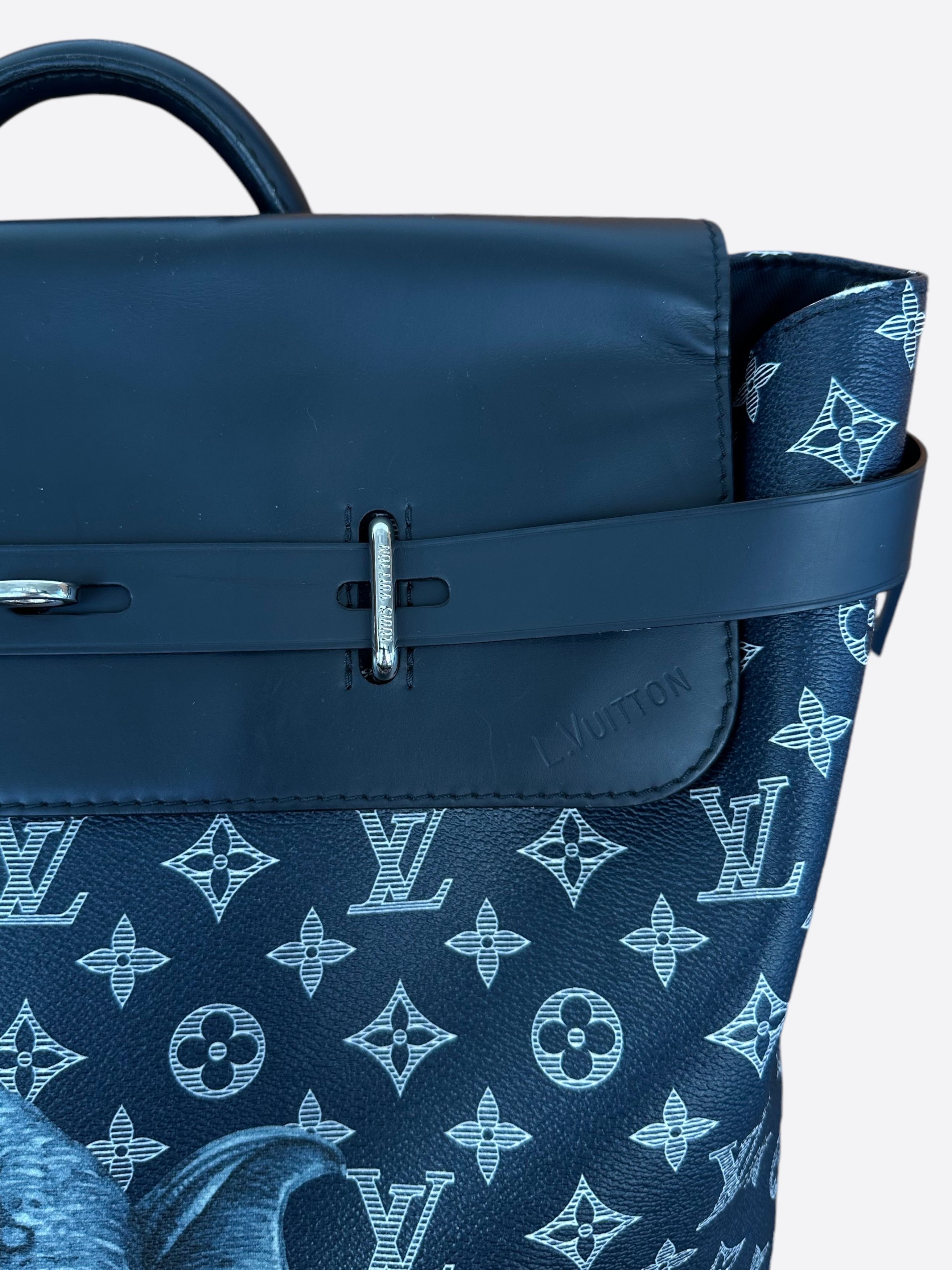 Louis Vuitton Louis Vuitton Chapman Brothers Navy Monogram Backpack Size ONE SIZE - 6 Thumbnail