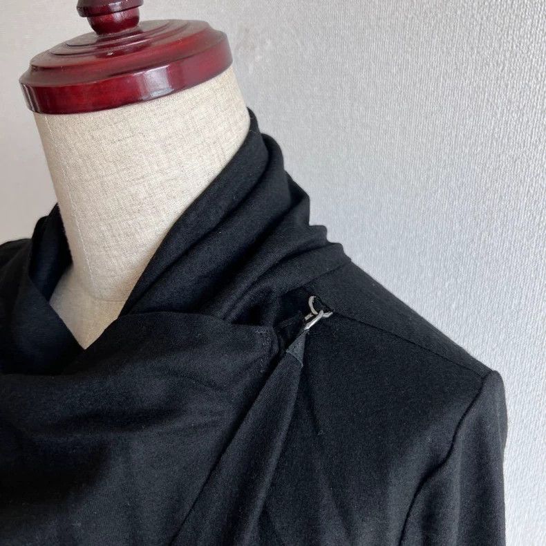 Helmut Lang HELMUT LANG Irregularly shaped cardigan jacket coat Size M / US 6-8 / IT 42-44 - 2 Thumbnail