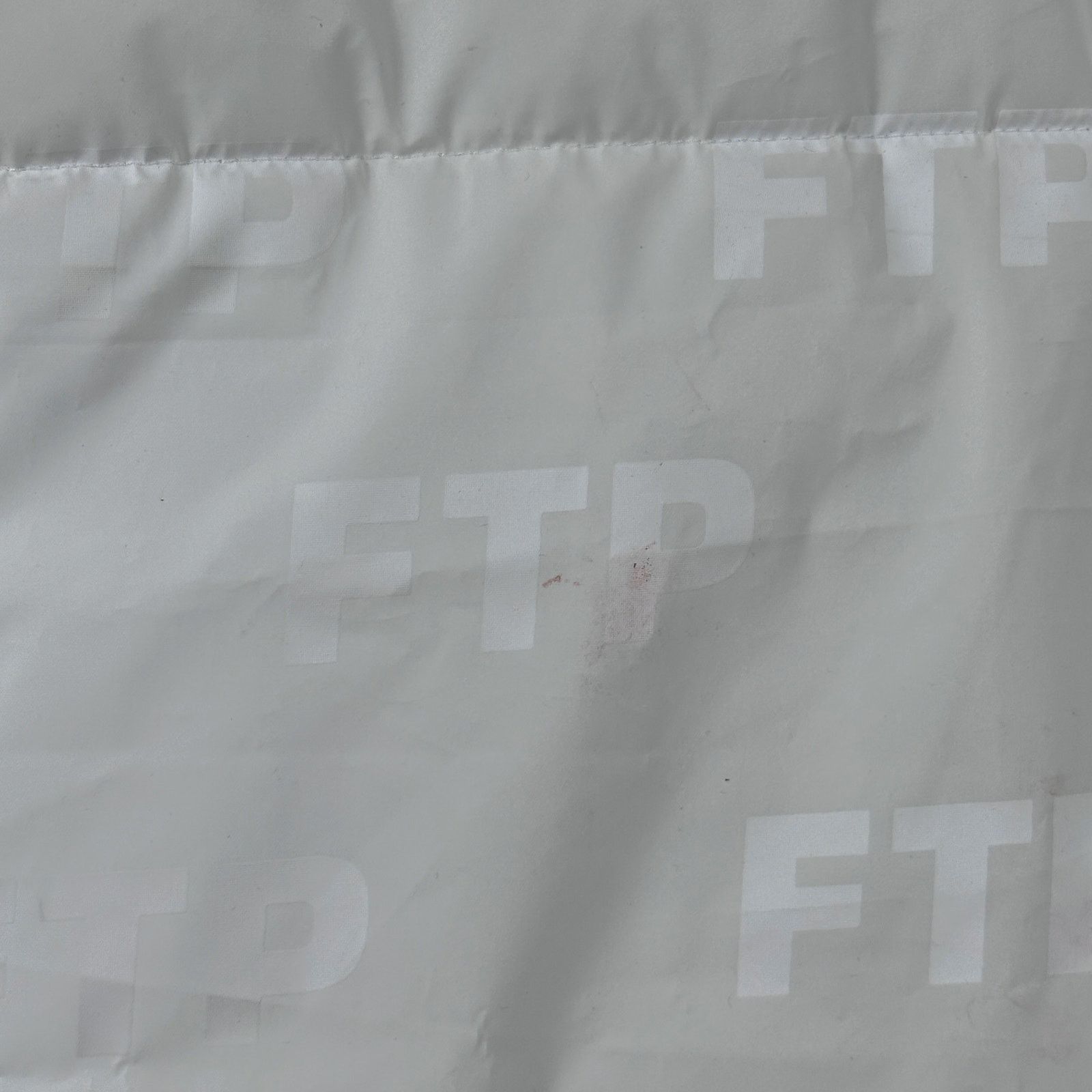Fuck The Population FTP White Reflective Puffer Trench Coat Size US L / EU 52-54 / 3 - 11 Thumbnail