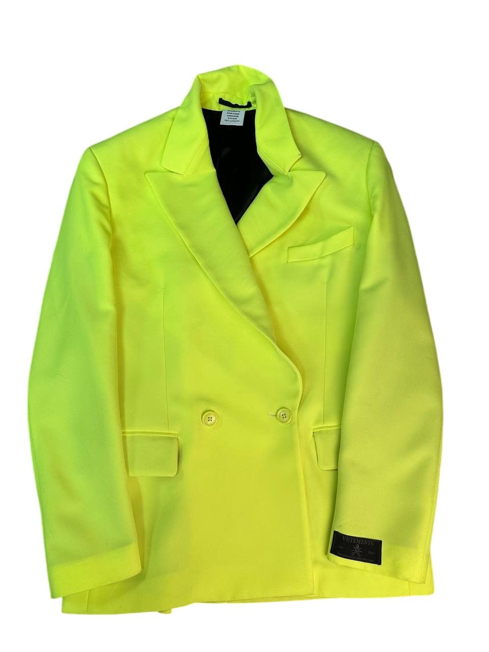 Vetements Vetements Yellow Blazer Size 34R - 1 Thumbnail