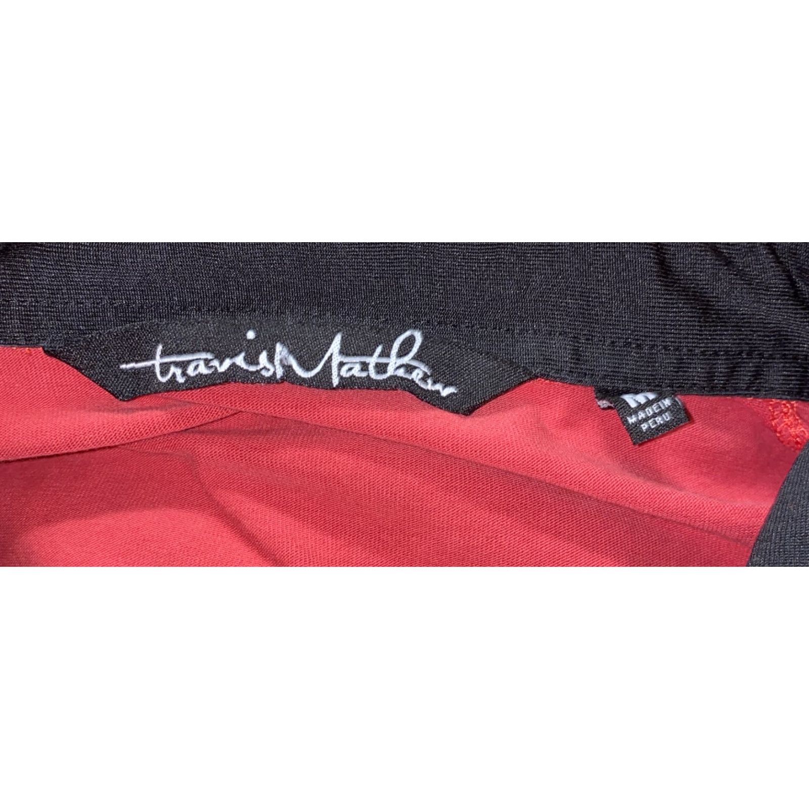 TravisMathew Travis Mathew Mens Golf Polo Shirt Red Short Sleeve Collared Button Size M Size US M / EU 48-50 / 2 - 5 Thumbnail
