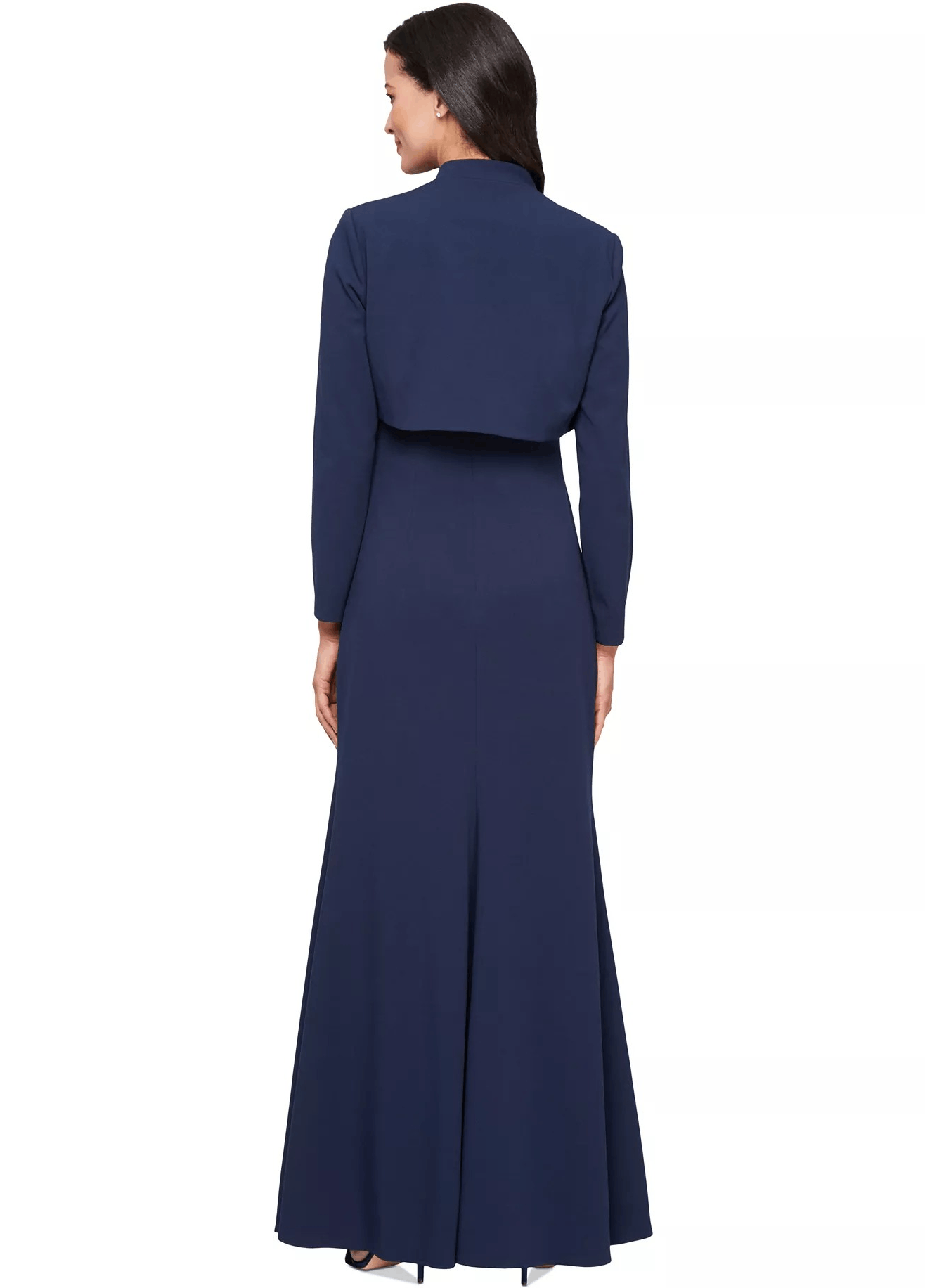 Alex Evenings Alex Evenings Women's Rosette-Trim Bolero-Jacket Gown Size 6 Size M / US 6-8 / IT 42-44 - 5 Thumbnail