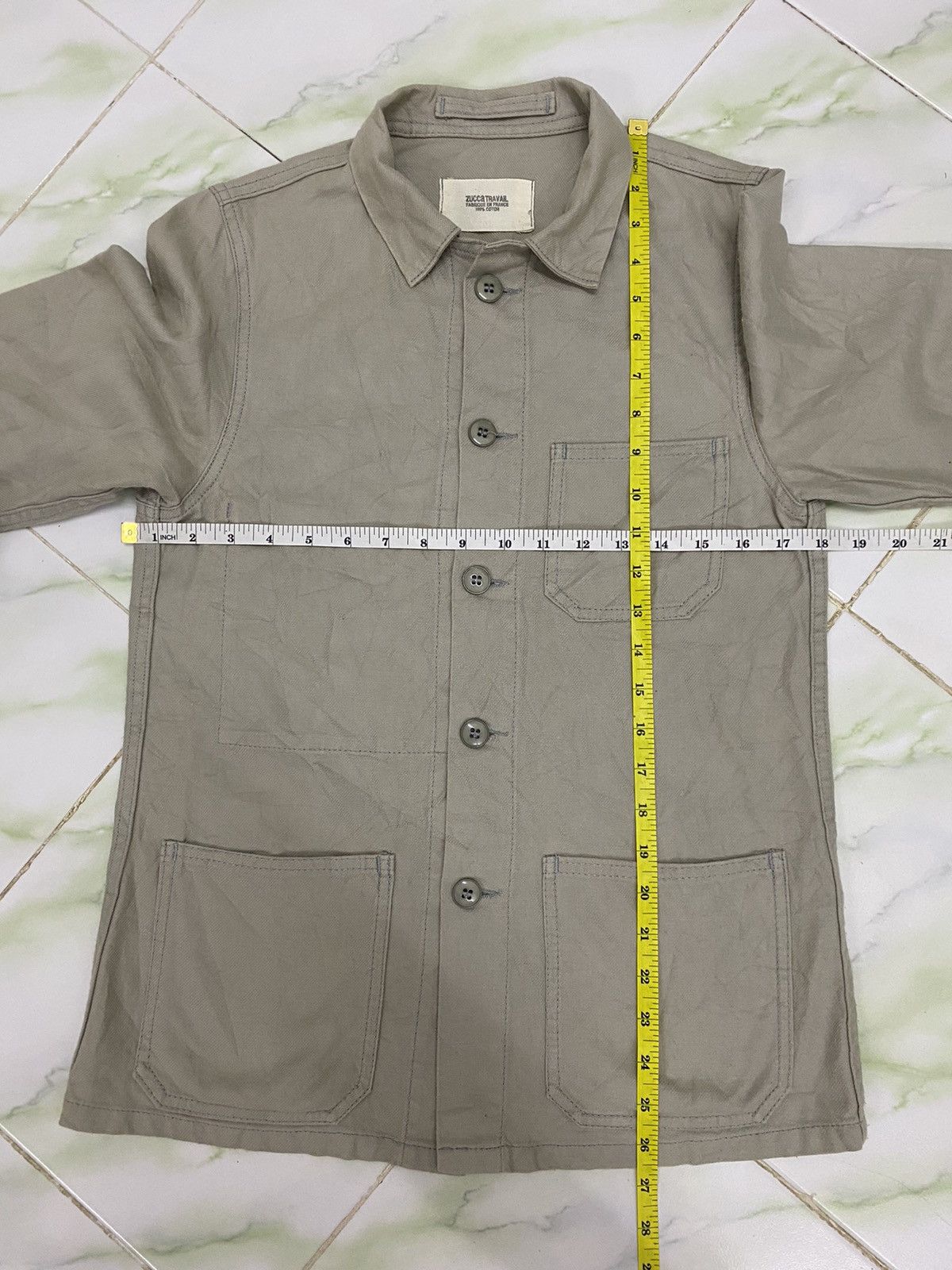 Issey Miyake Zucca Travail Button Chore Jacket Size US S / EU 44-46 / 1 - 10 Thumbnail