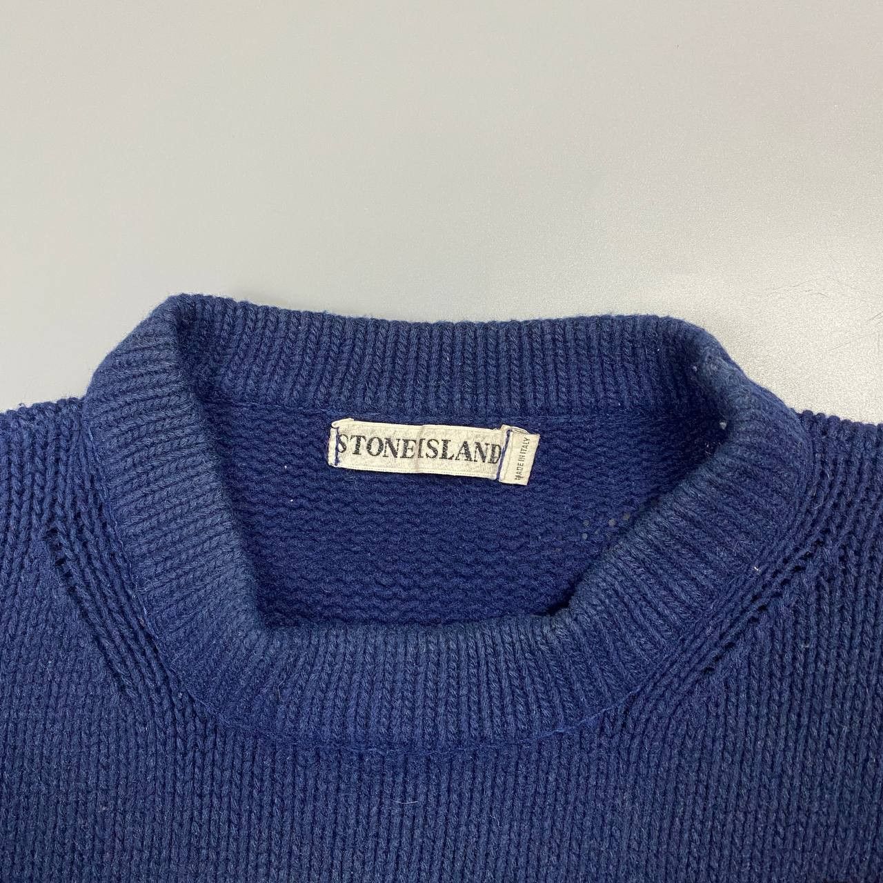 Stone Island Stone Island Vintage Rare Sweater Wool Large 1999 Size US XL / EU 56 / 4 - 19 Thumbnail