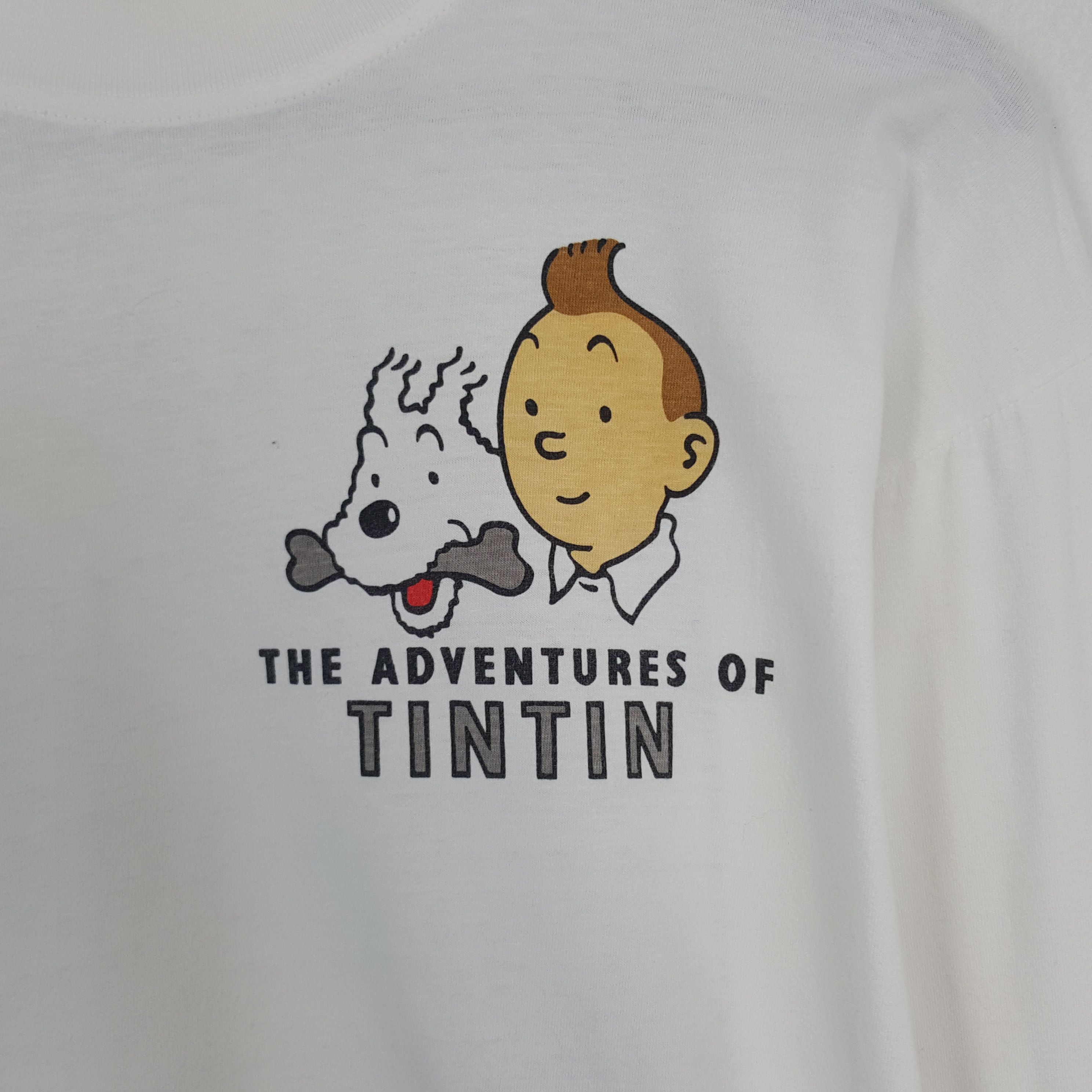 Vintage Vintage Tintin In The Congo Tshirt Size US L / EU 52-54 / 3 - 4 Thumbnail