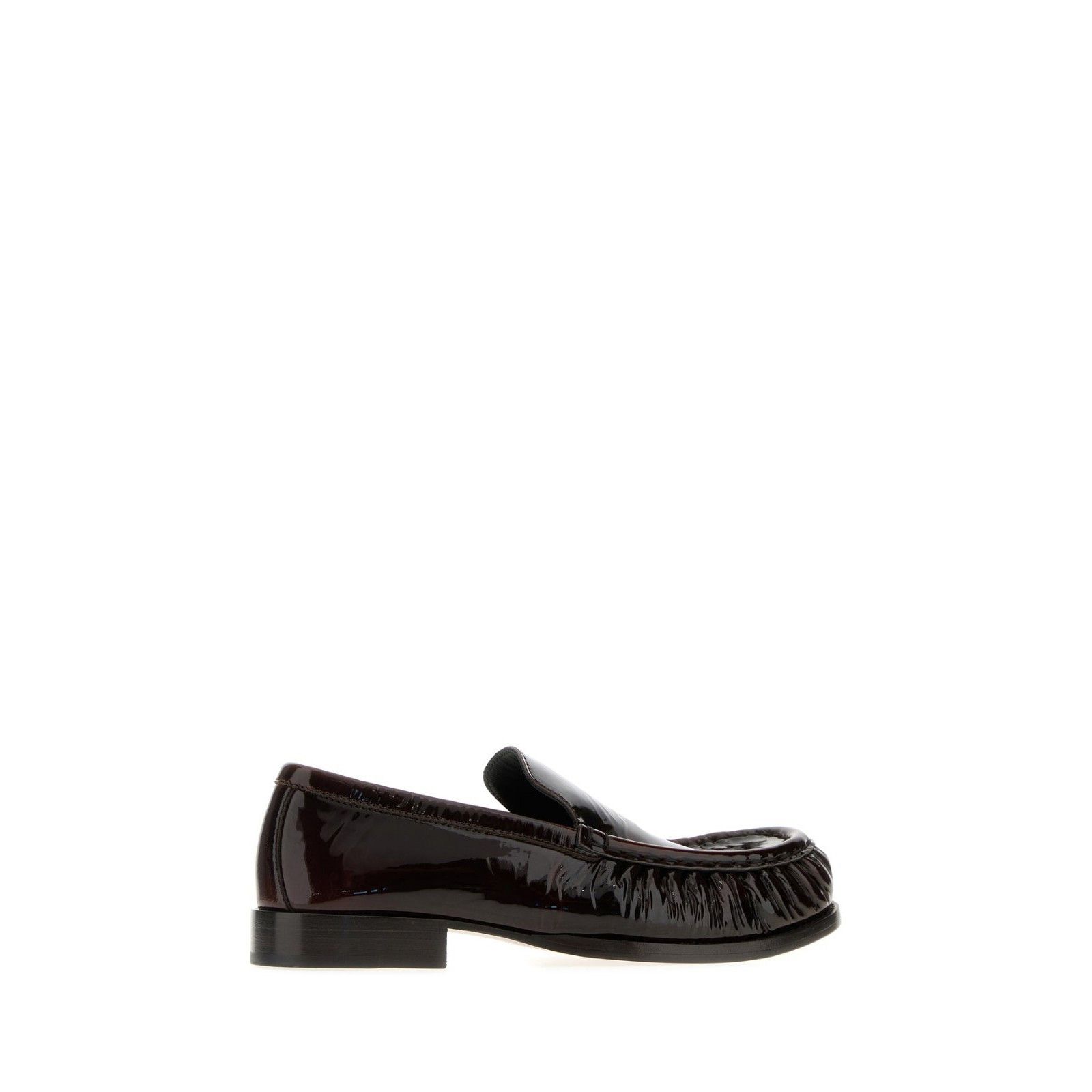 Prada DRIES VAN NOTEN Brown Leather Loafers New & Authentic (Women Size US 11 / IT 41 - 3 Thumbnail
