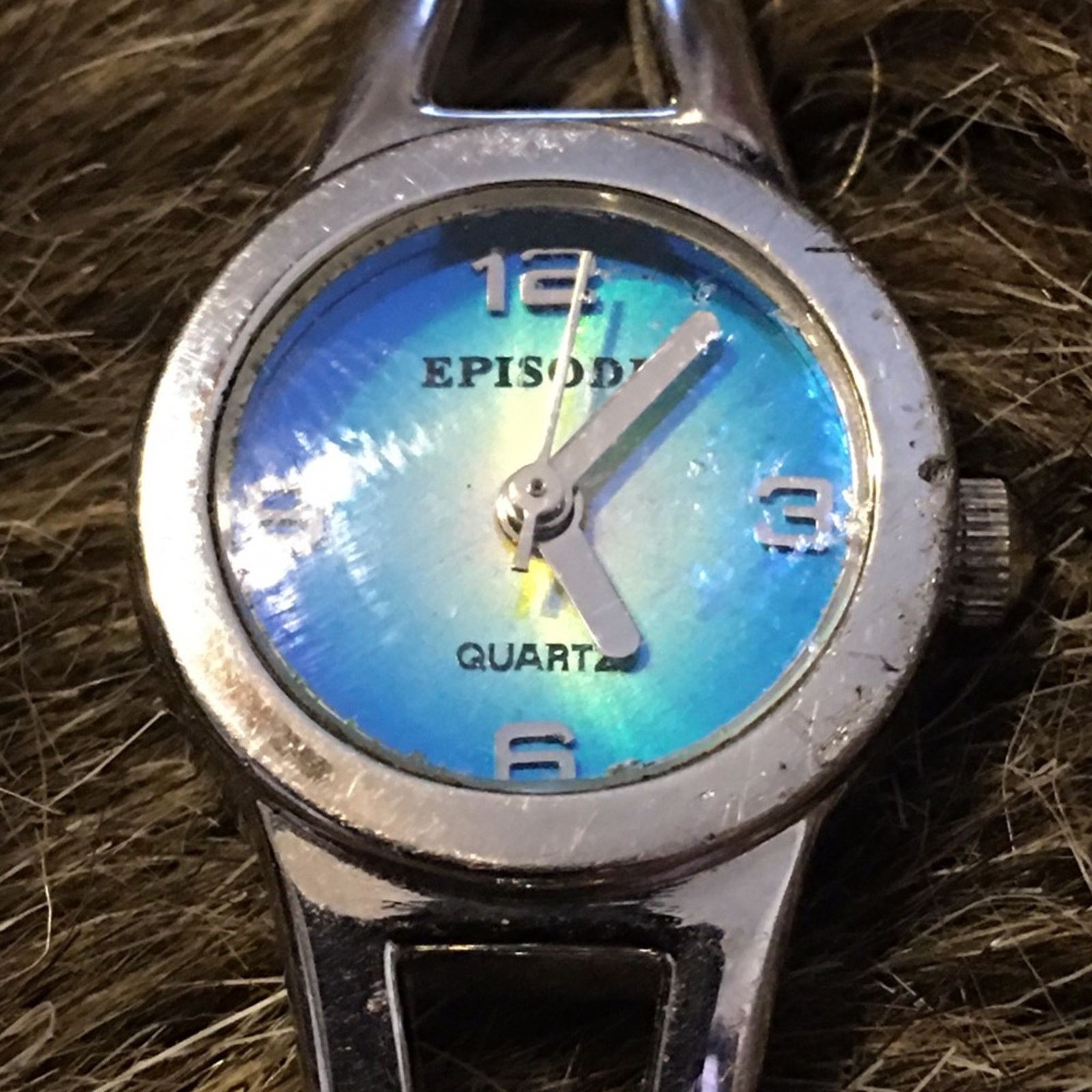 Jewelry Ladies Episode blue face silver tone watch Size ONE SIZE - 7 Thumbnail