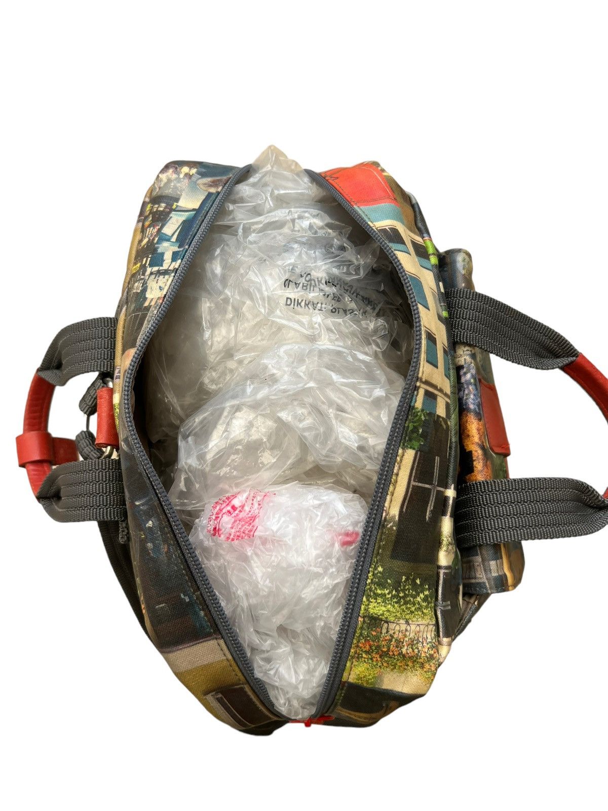 Vintage Arukan Japan Tarpaulin Printed Backpack Size ONE SIZE - 19 Thumbnail