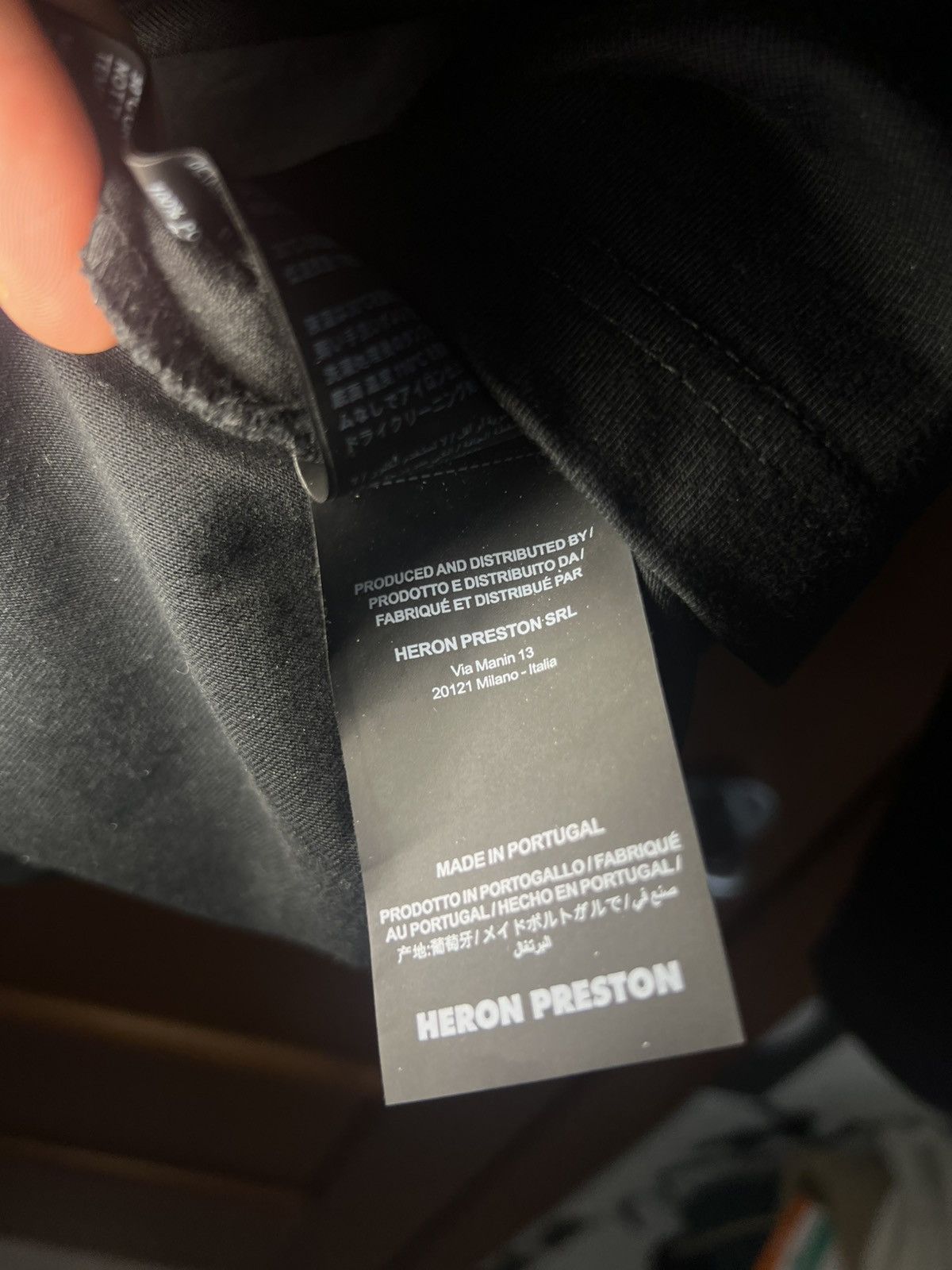 Heron Preston Offers🤝Heron Preston «Стиль» long sleeve with neck ✨ Size US L / EU 52-54 / 3 - 7 Thumbnail