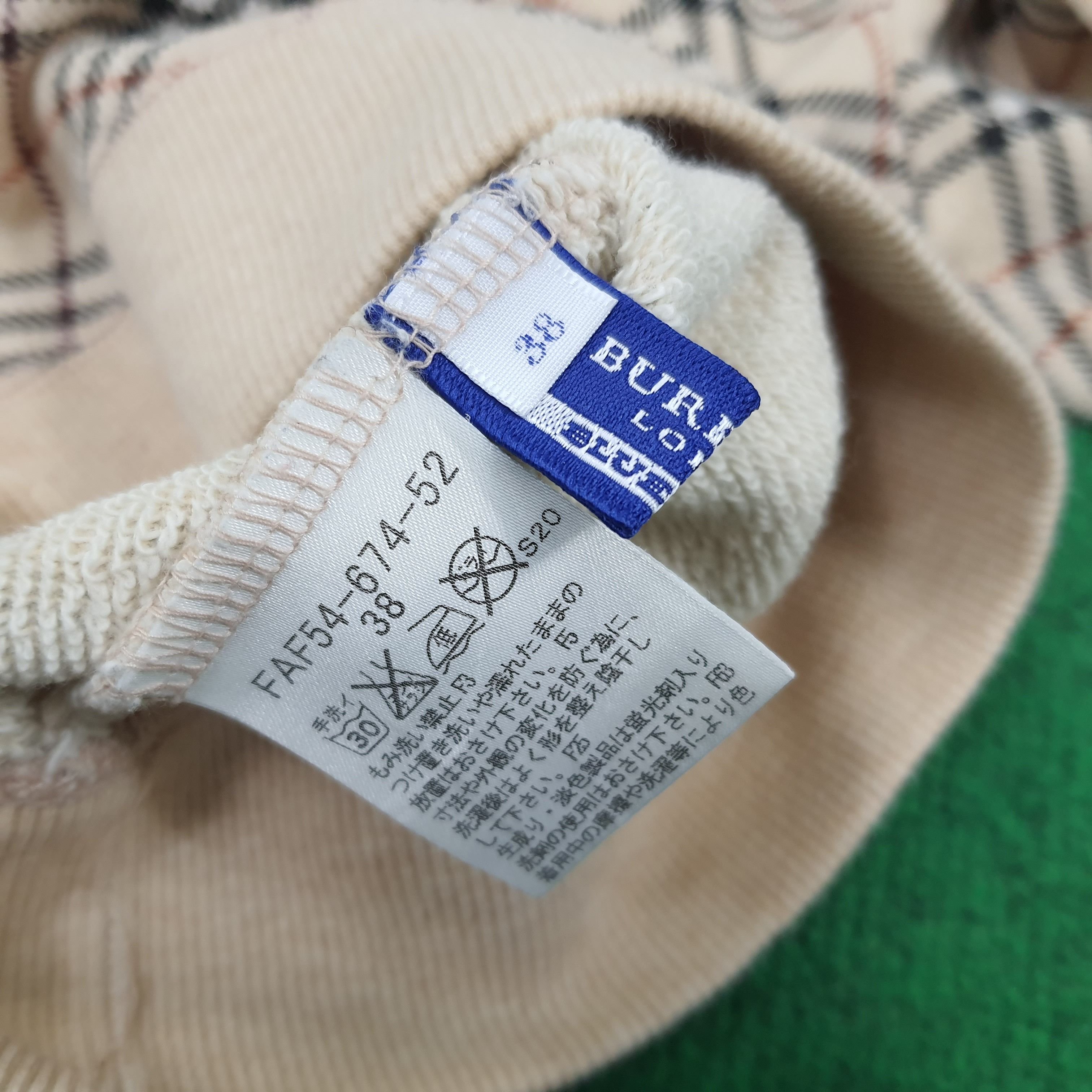 Burberry × Vintage Vintage Burberry London Blue Label Noca Check Crop Top Size XS / US 0-2 / IT 36-38 - 5 Thumbnail
