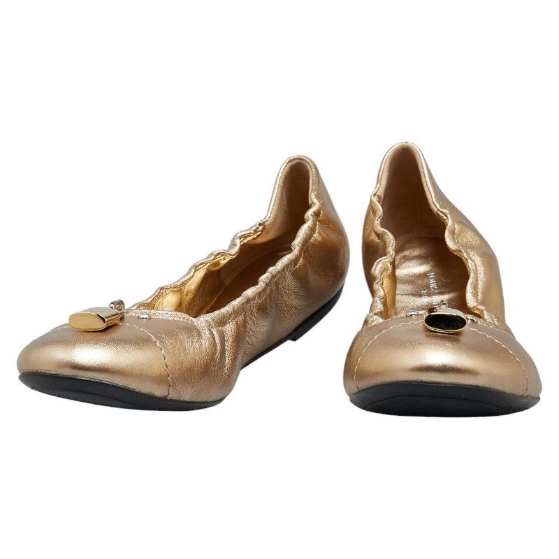 Louis Vuitton Louis Vuitton Louis Vuitton Padlock Leather Pumps Leather Shoes DUTY FREE for USA Size ONE SIZE - 1 Thumbnail