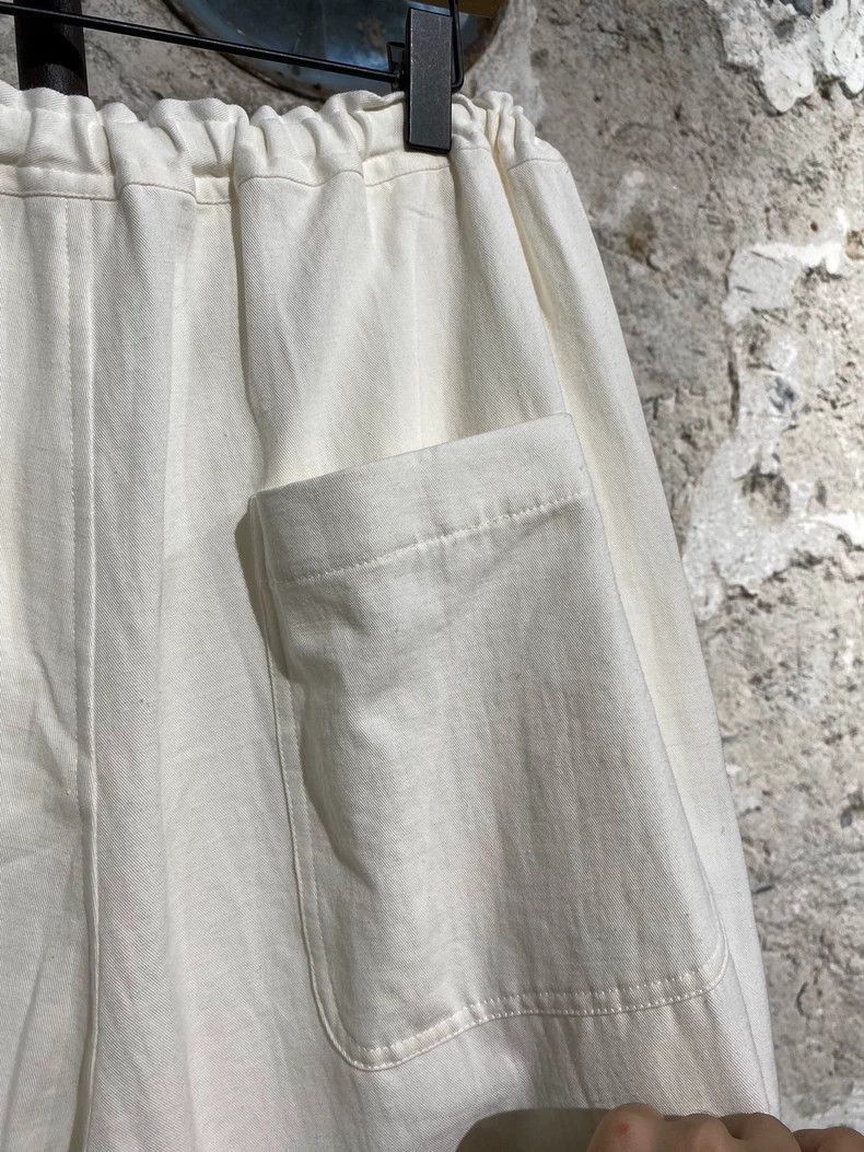 Yohji Yamamoto Yohji Yamamoto Y's printed white slacks-2505 Size US 30 / EU 46 - 4 Thumbnail
