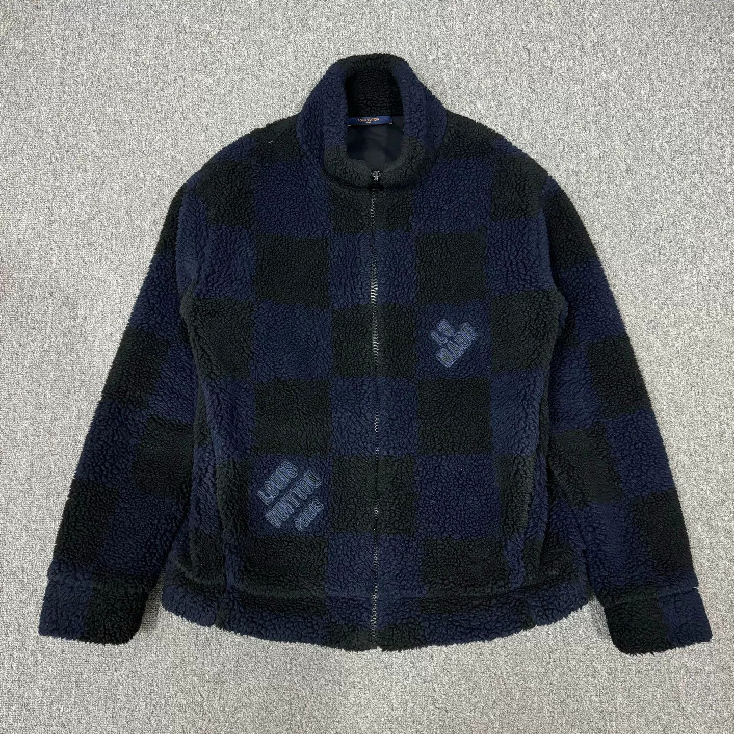 Louis Vuitton Louis Vuitton x Nigo Damier Fleece Jacket US XL Size US XL / EU 56 / 4 - 1 Thumbnail