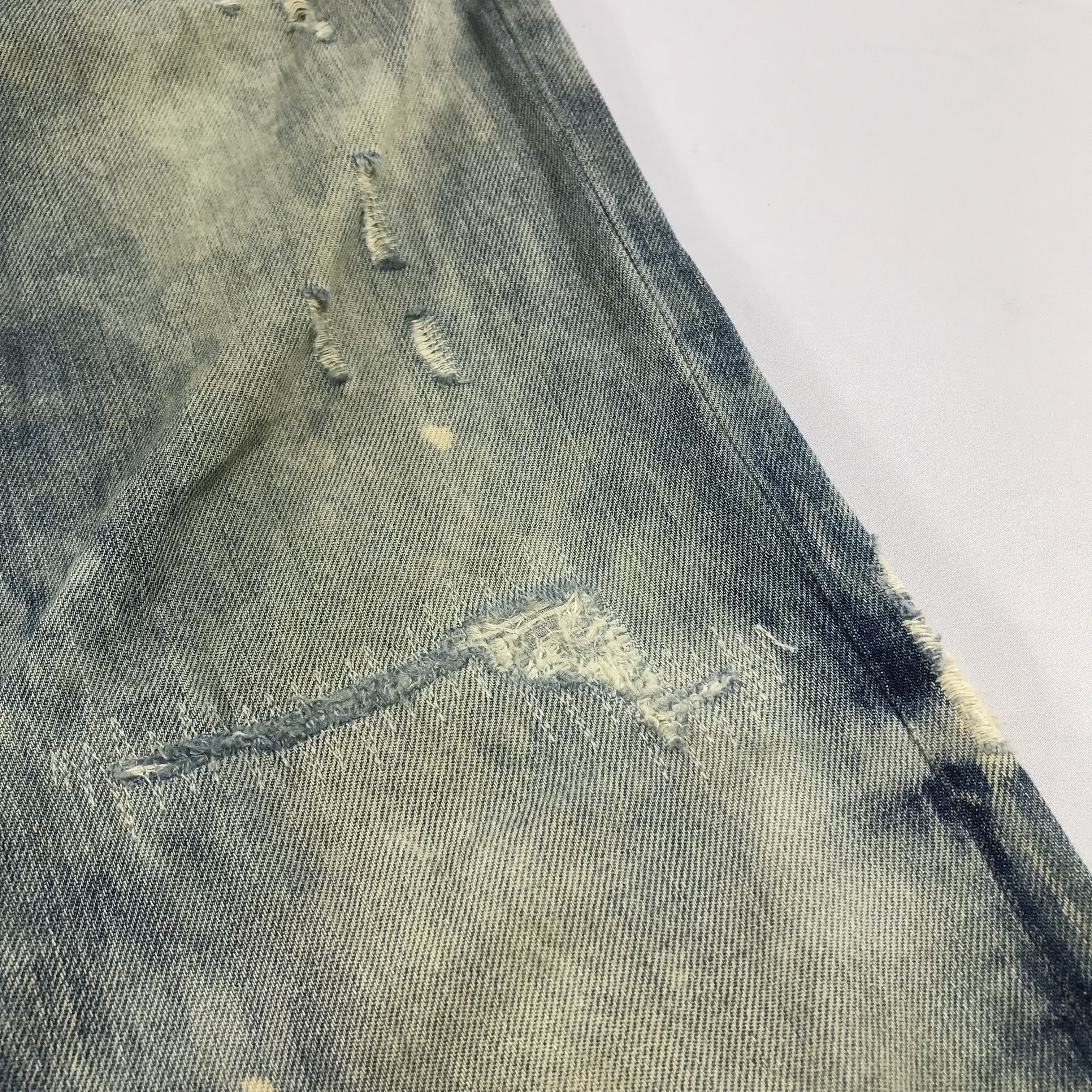Diesel Diesel Safado Light Distress Denim Jeans KJ3458 Size US 32 / EU 48 - 13 Thumbnail