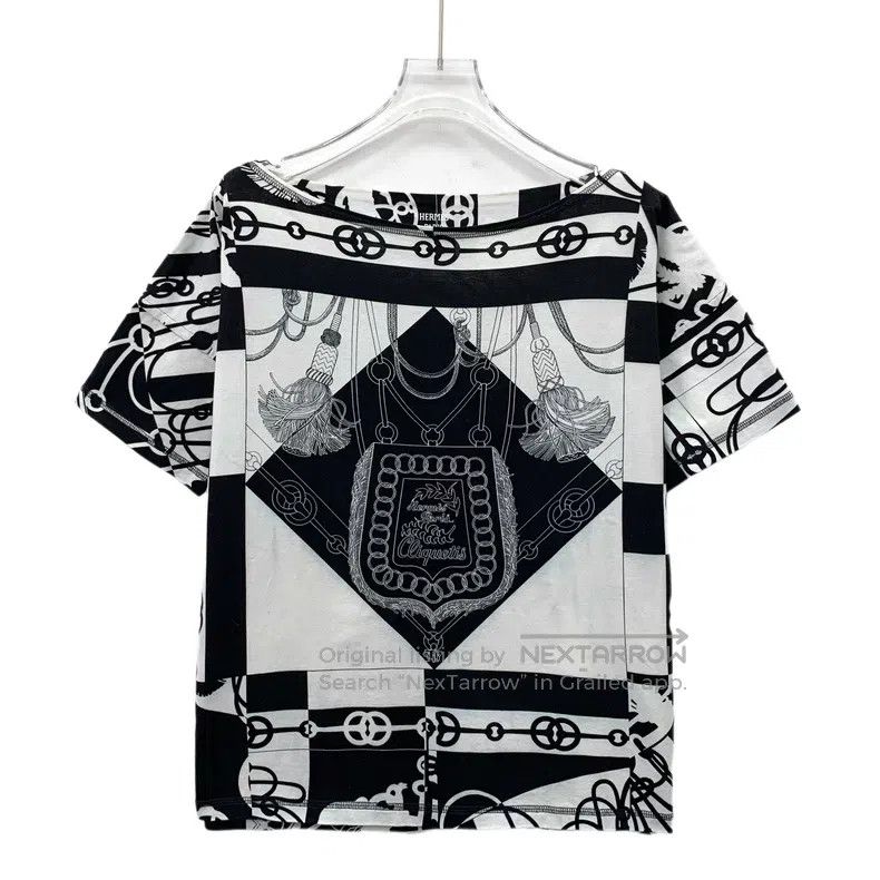 Hermes Hermes Color block buckle geometric pattern print cotton r Size S / US 4 / IT 40 - 1 Thumbnail