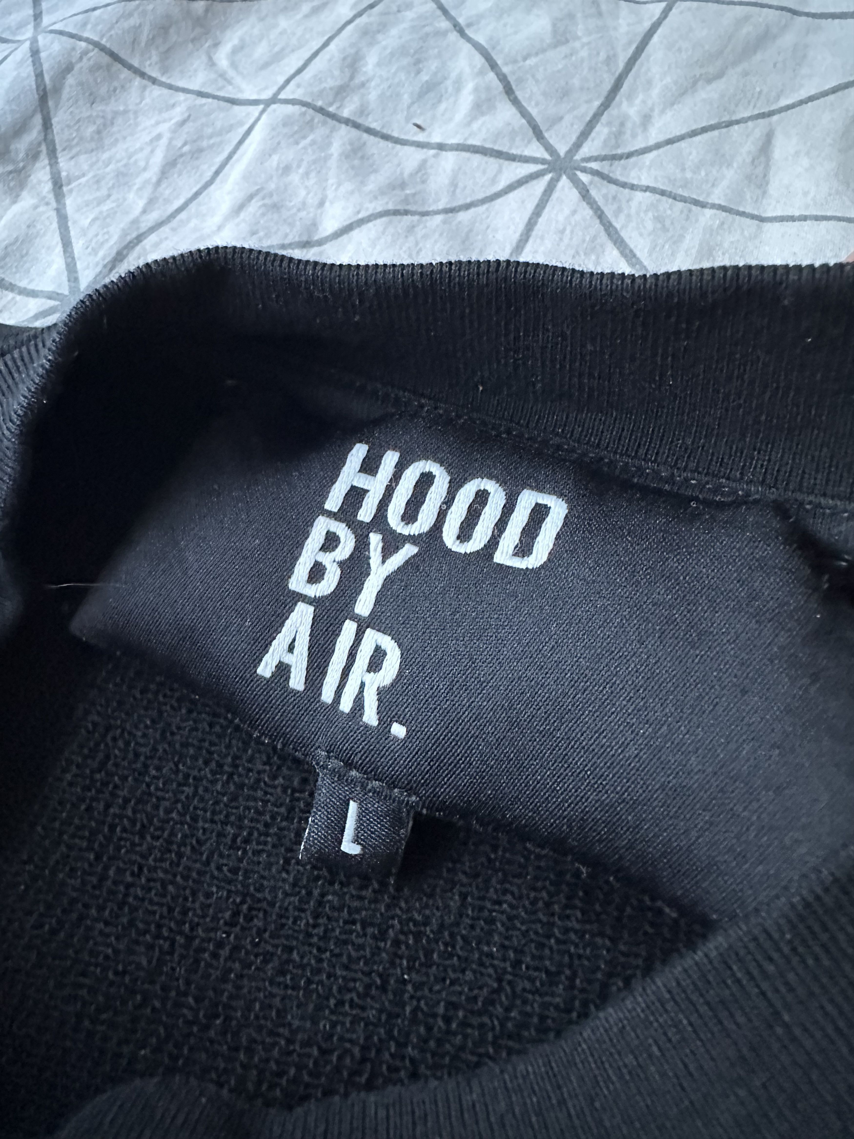 Hood By Air 2013 HBA Stripes Crewneck Black/Grey 69 Size US L / EU 52-54 / 3 - 6 Thumbnail