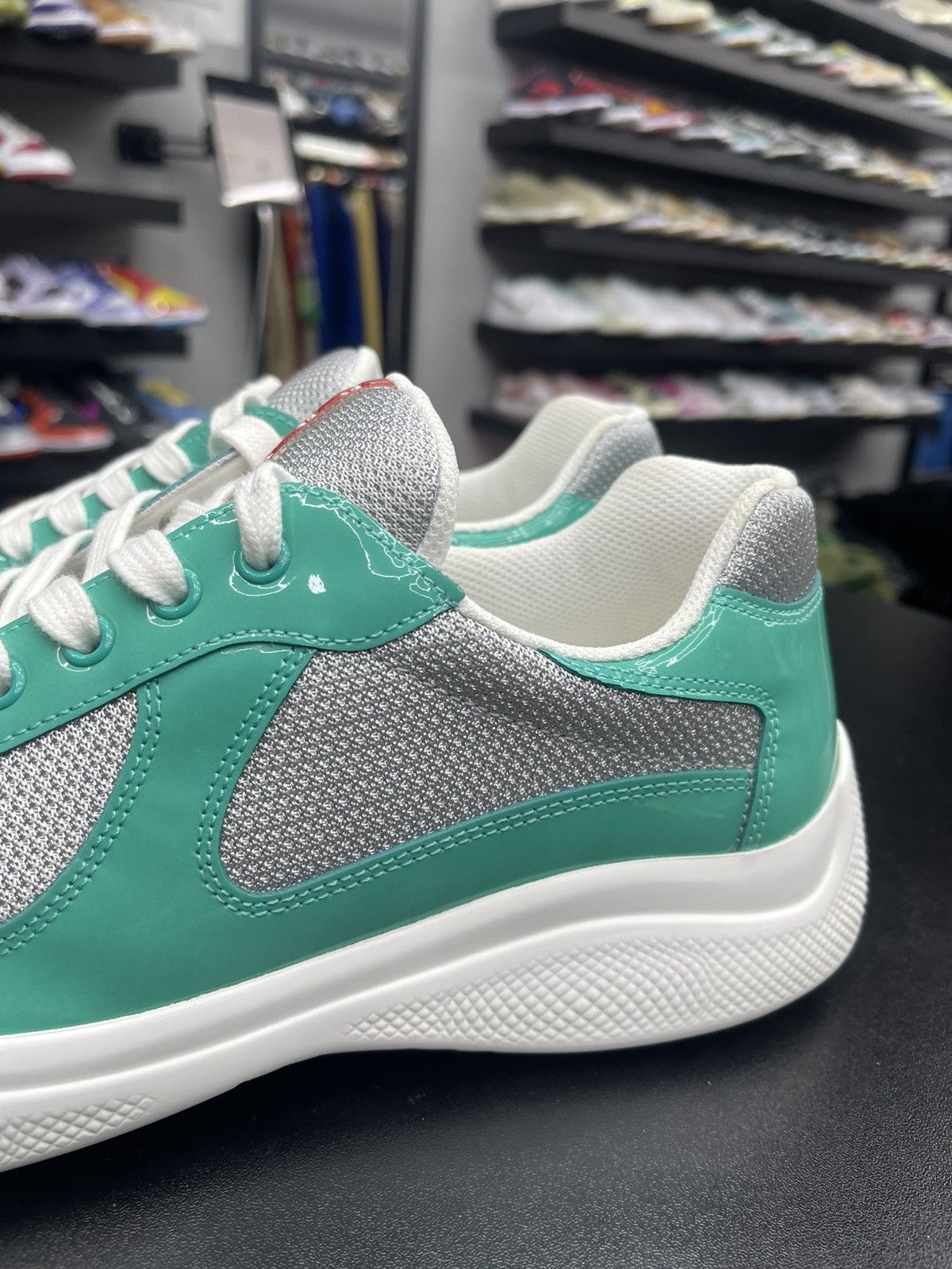 Prada Size 8/41EU - Prada Arena Low Tops Light Blue Size US 8 / EU 41 - 5 Thumbnail