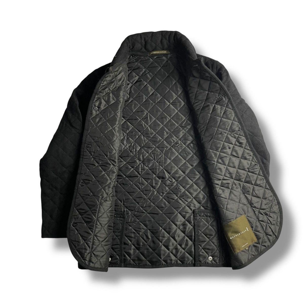 Mackintosh MACKINTOSH BUTTON UP QUILTED WOOL JACKET Size US M / EU 48-50 / 2 - 3 Thumbnail