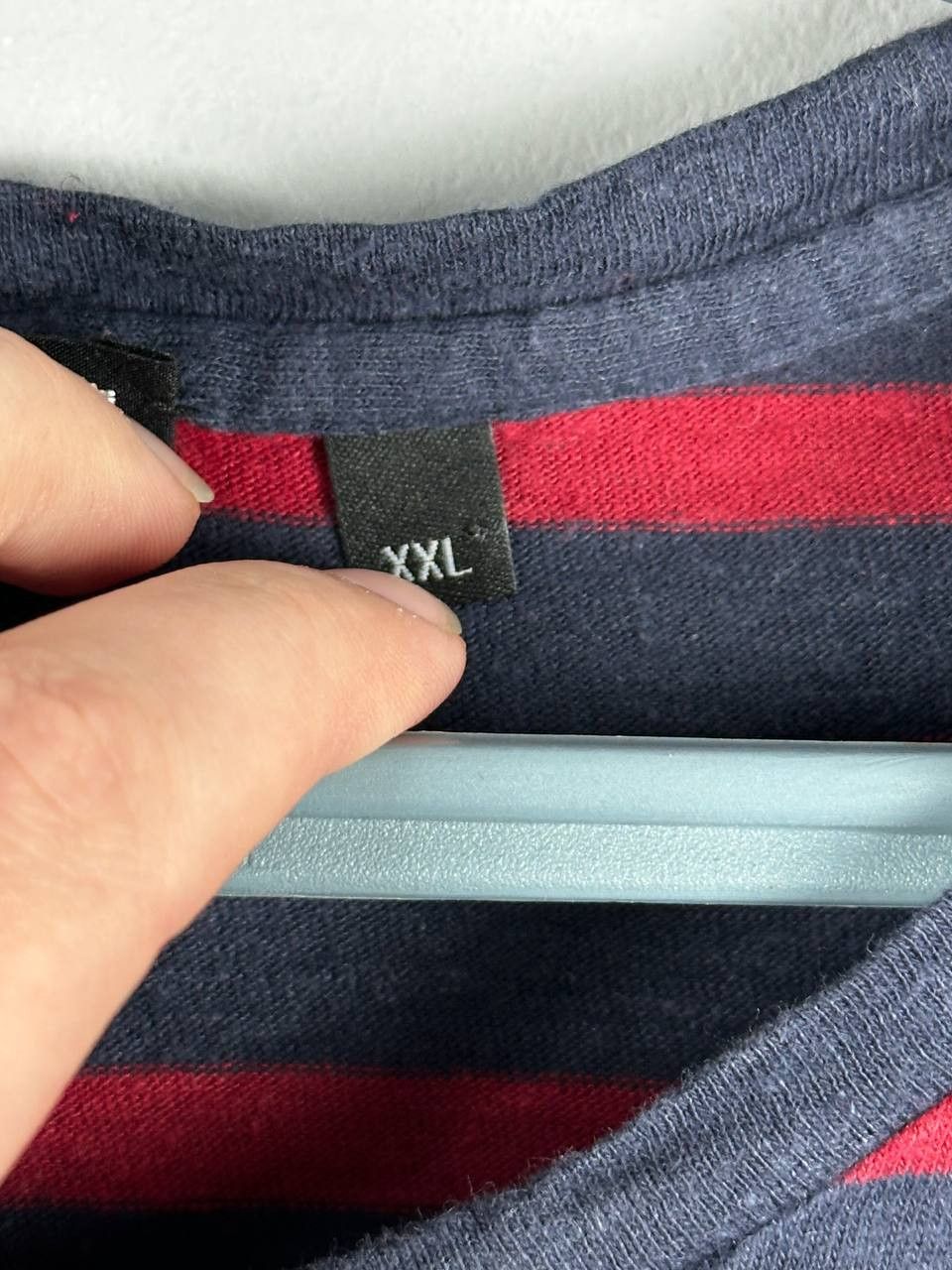 Ralph Lauren Black Label Ralph Lauren Black Label Light Hemp Striped T Shirt Size US XXL / EU 58 / 5 - 6 Thumbnail